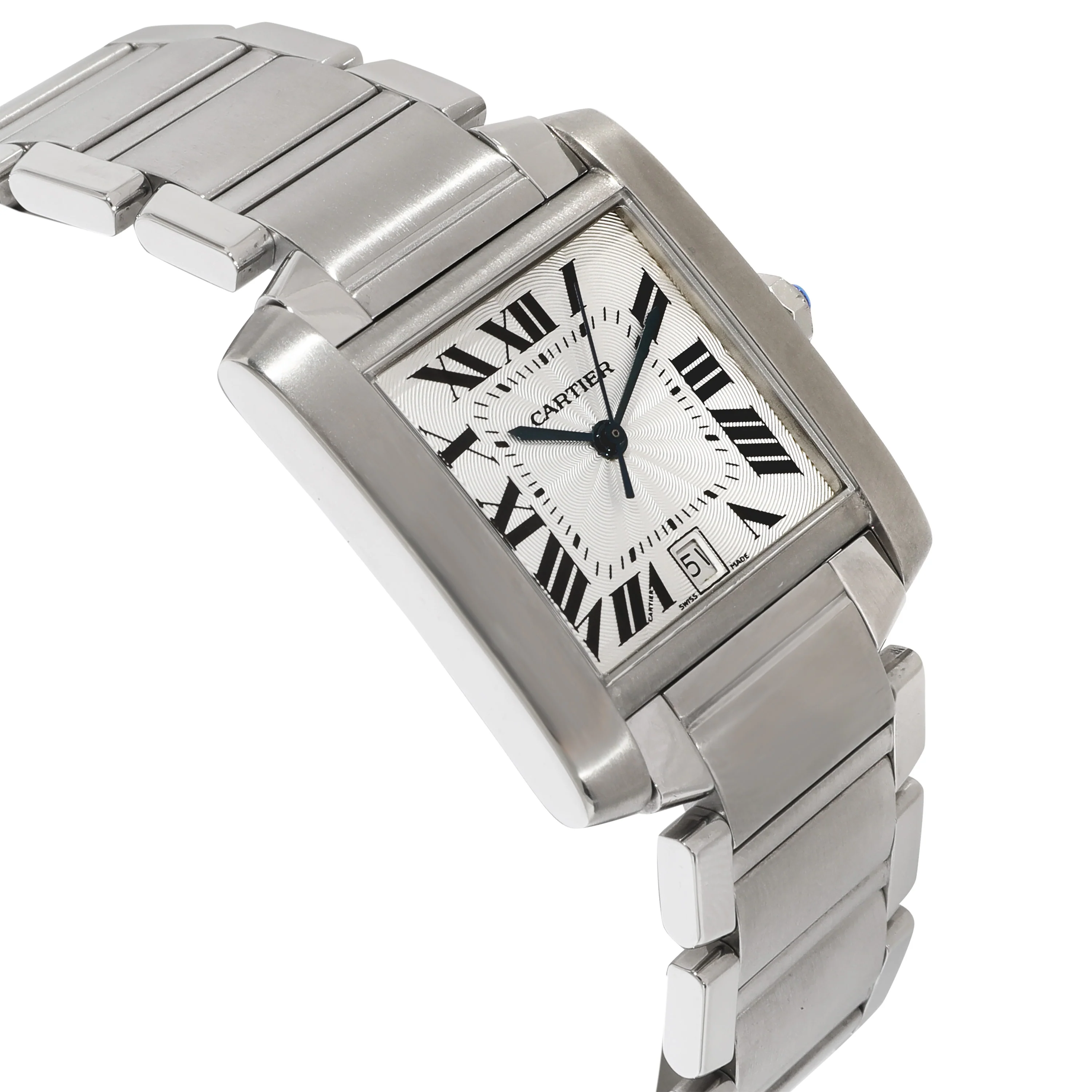 Cartier Tank Francaise W51002Q3 Unisex Watch in  Stainless Steel - Image 2