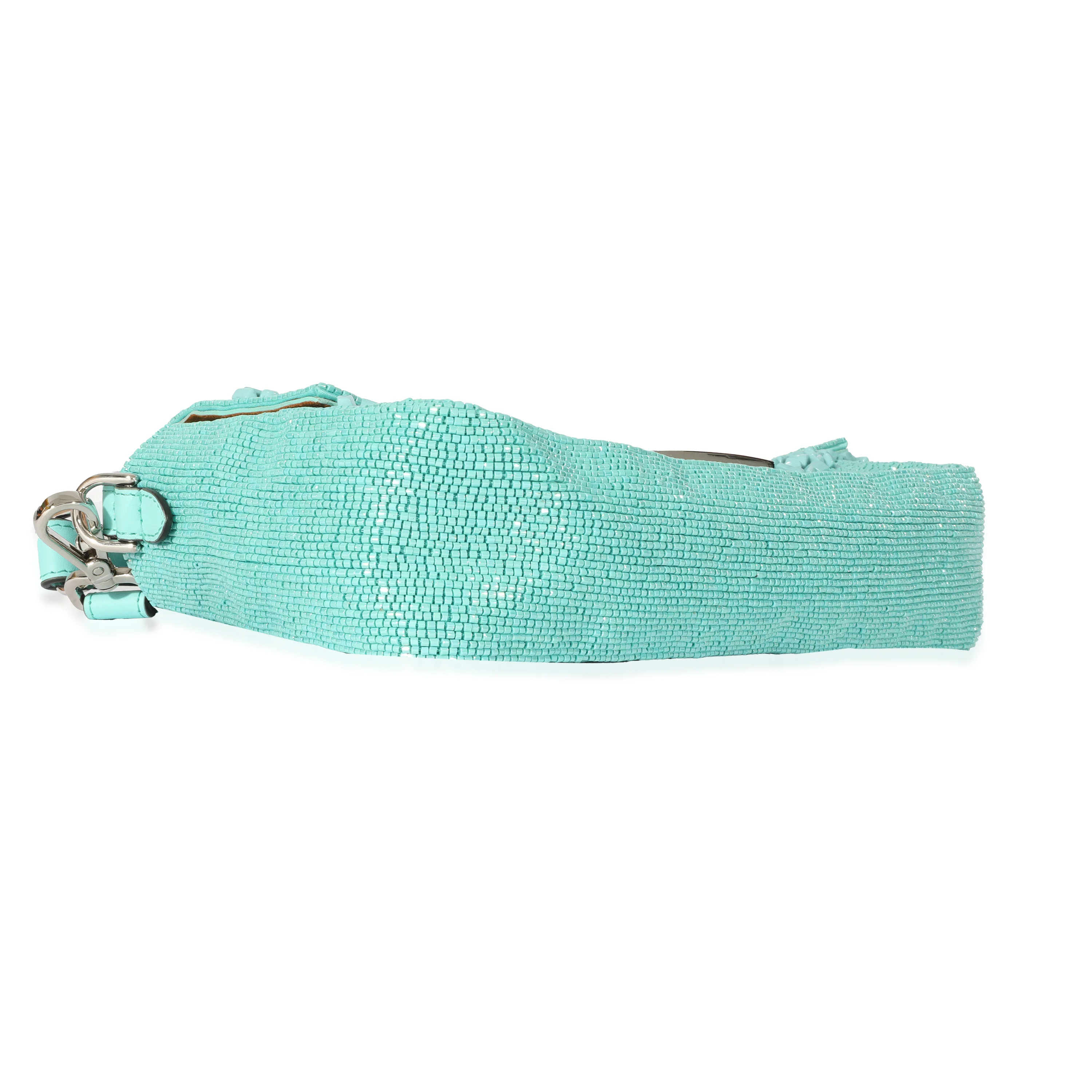 Fendi Re-Edition Turquoise Stone Bead Baguette - Image 6