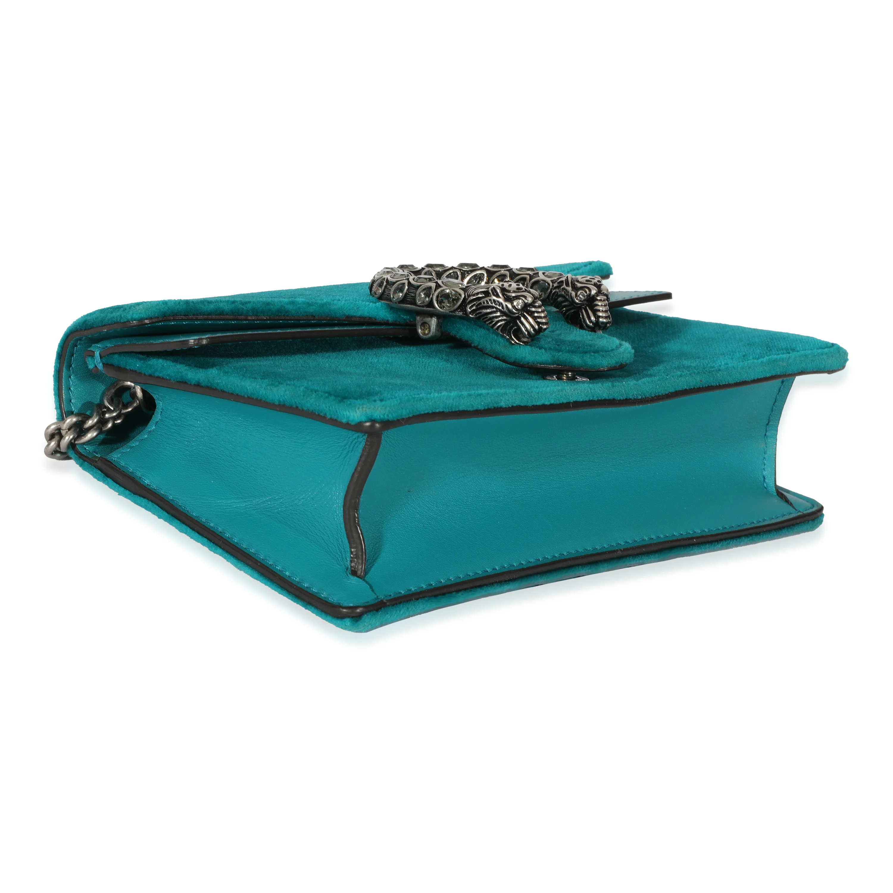 Gucci Blue Velvet Super Mini Dionysus - Image 4