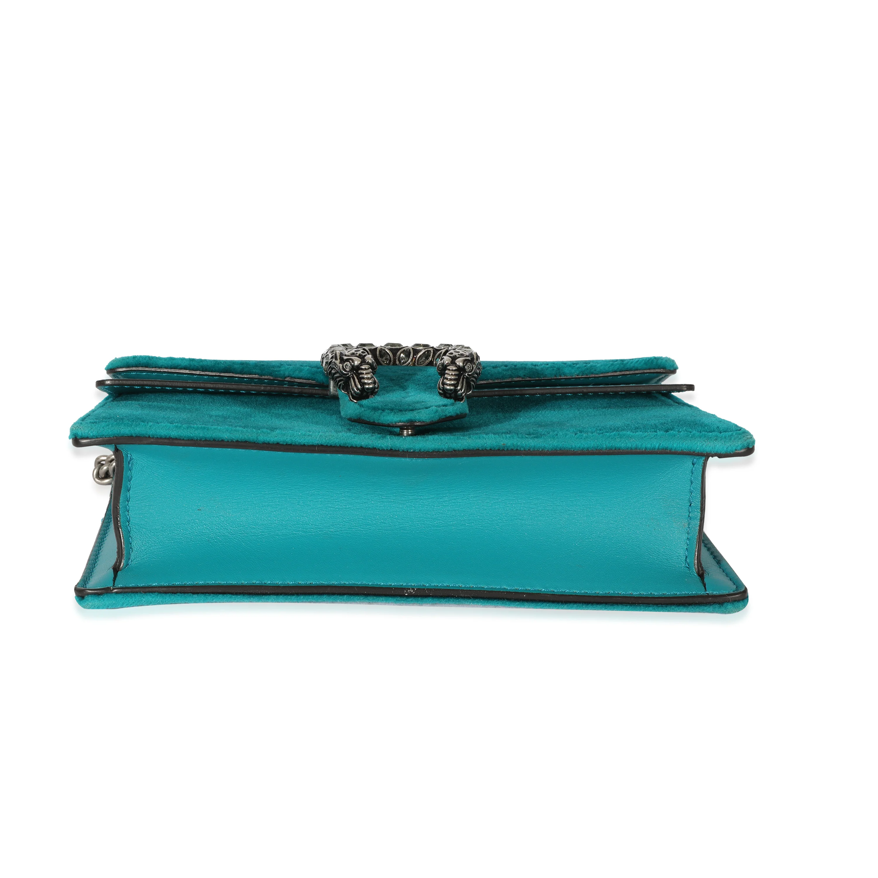 Gucci Blue Velvet Super Mini Dionysus - Image 5
