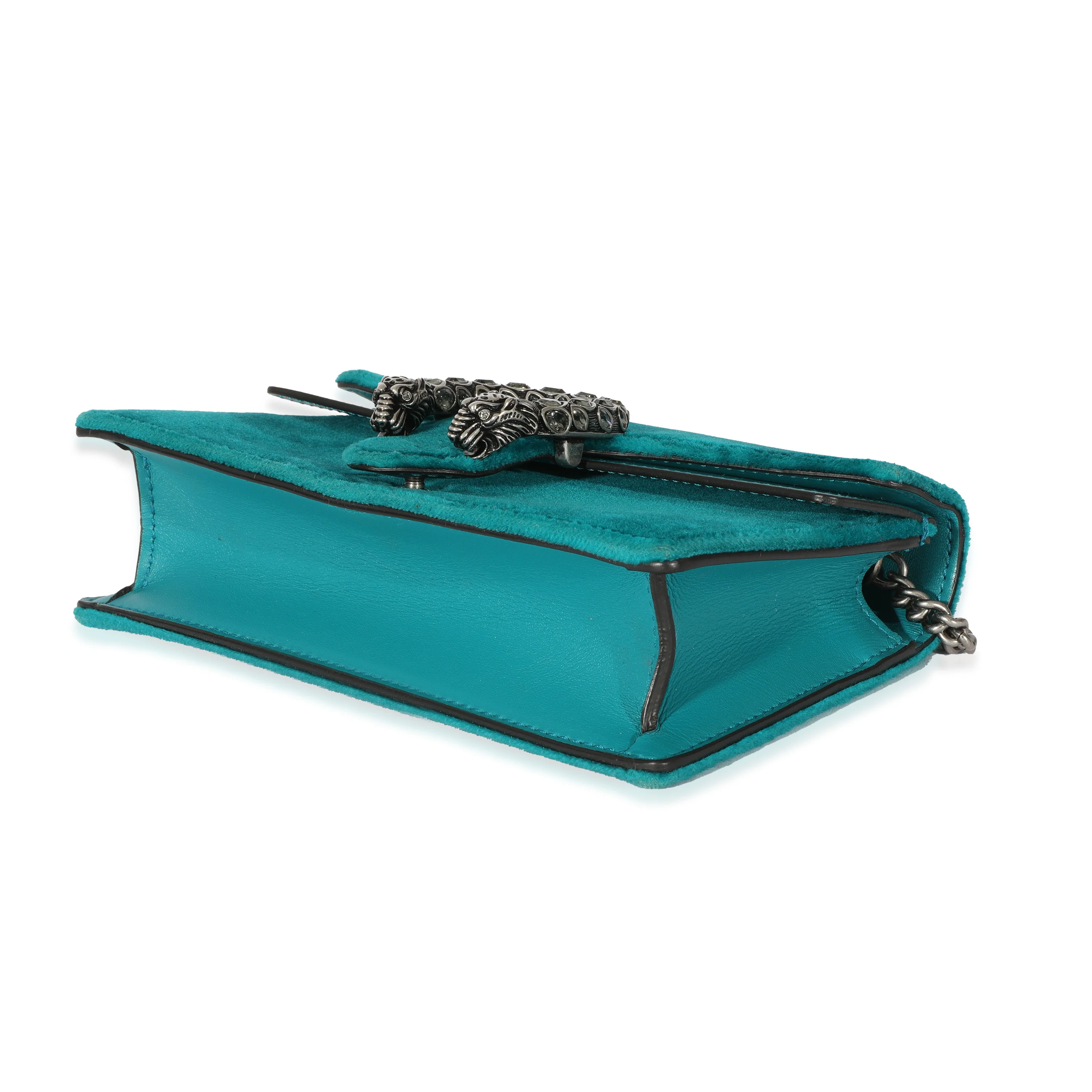 Gucci Blue Velvet Super Mini Dionysus - Image 7