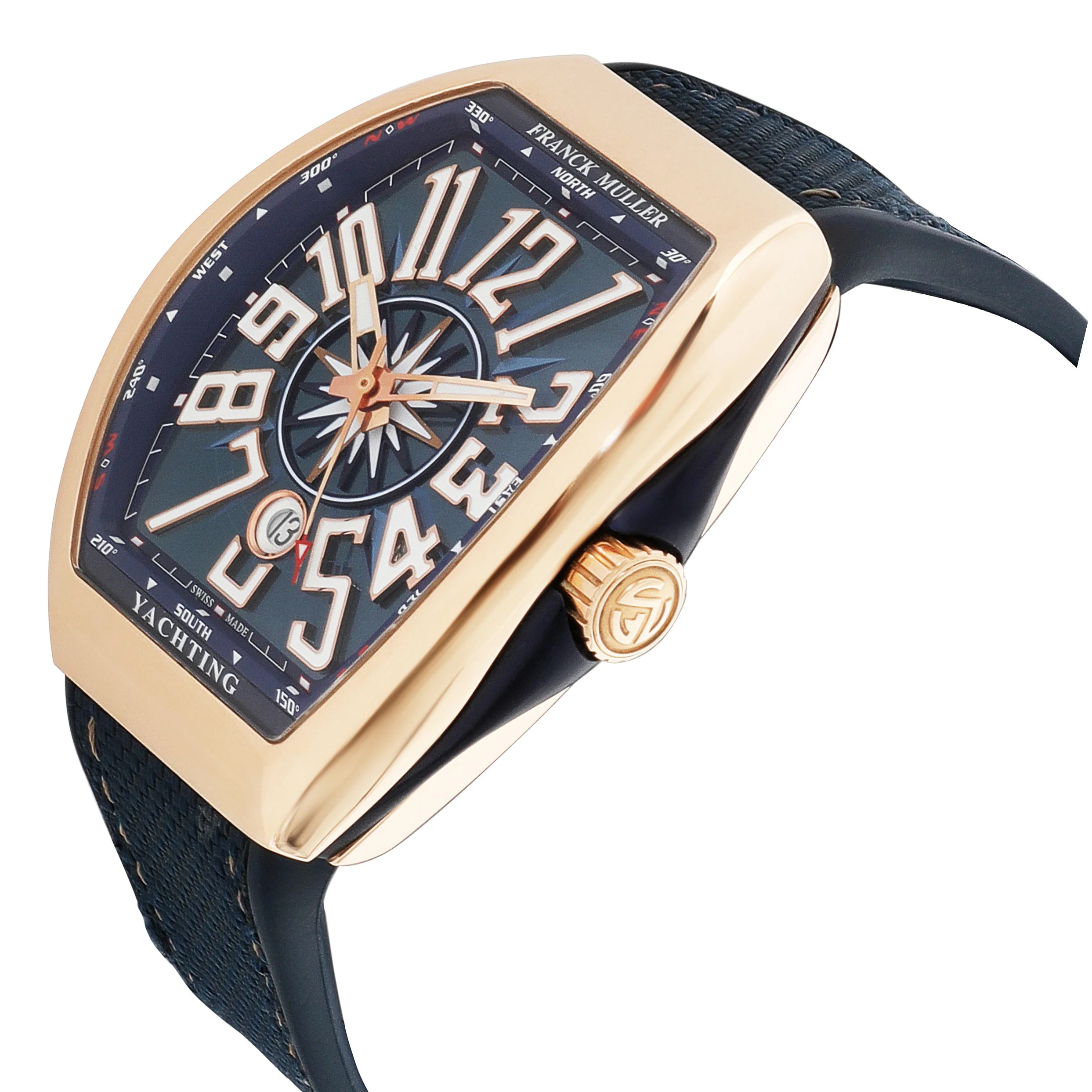 Vanguard V45 SC DT Yachting Mens Watch in 18kt Rose Gold - Image 2