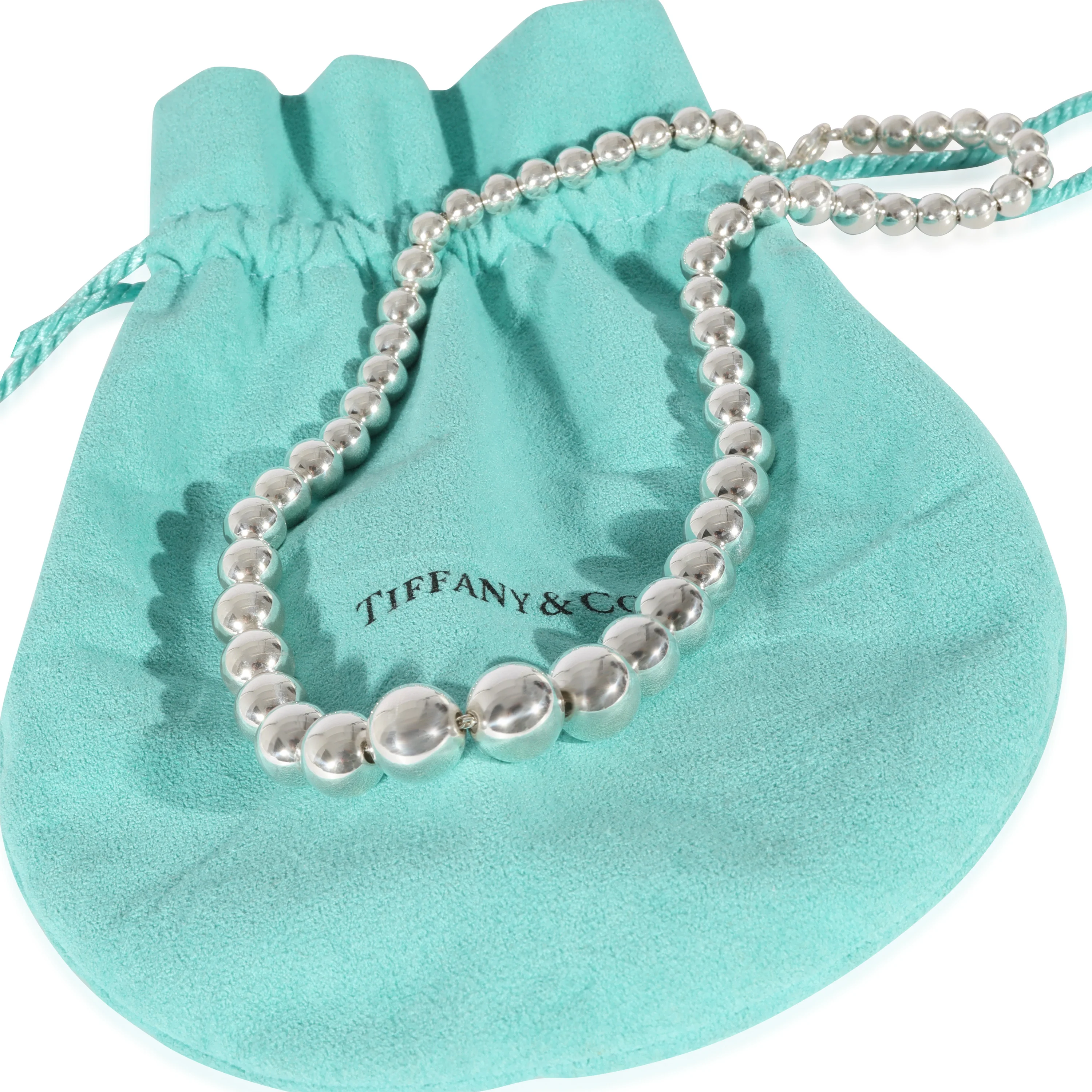 Tiffany & Co. HardWear Graduated Ball Necklace in Sterling Silver - Image 4