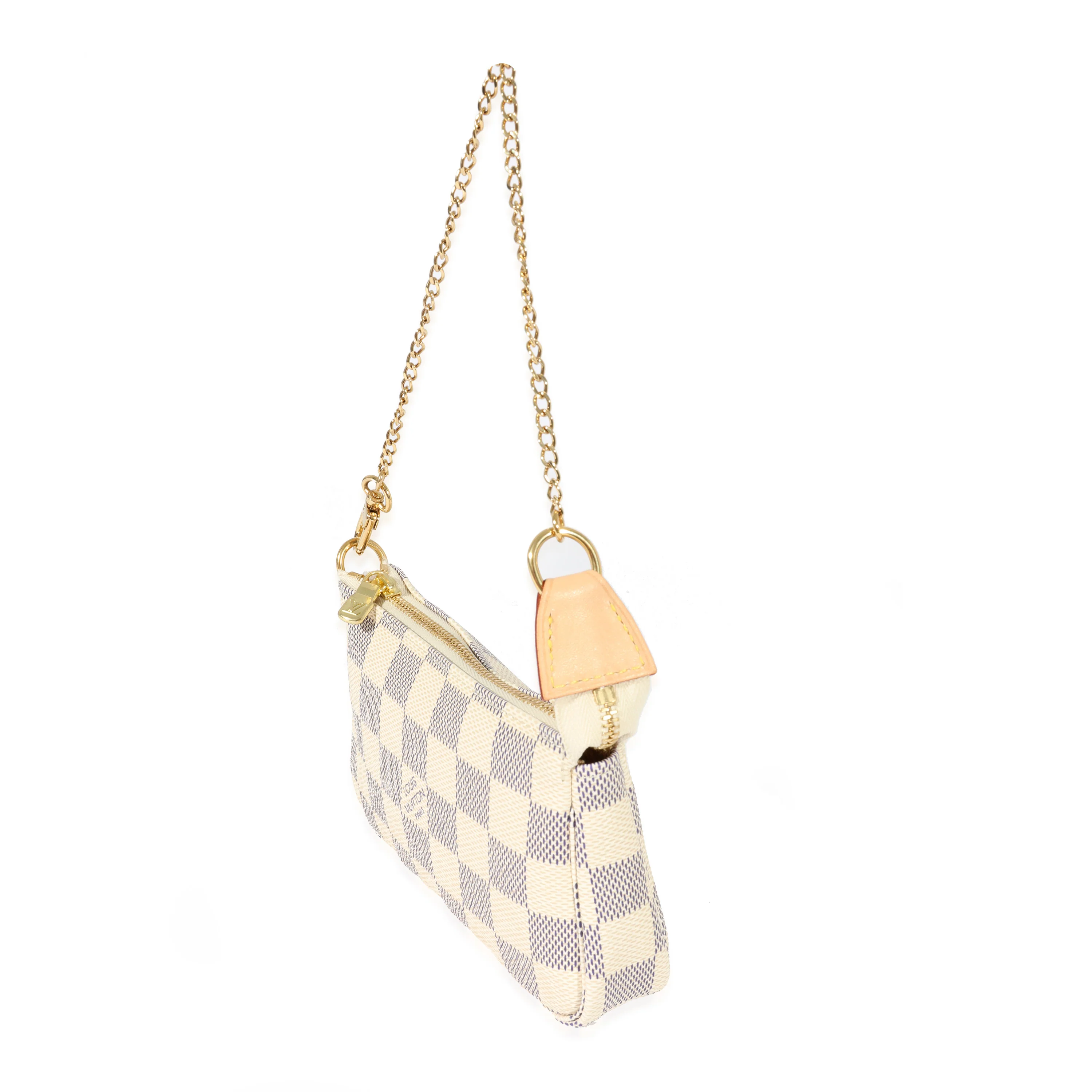 Louis Vuitton Damier Azur Canvas Mini Pochette Accessoires - Image 2
