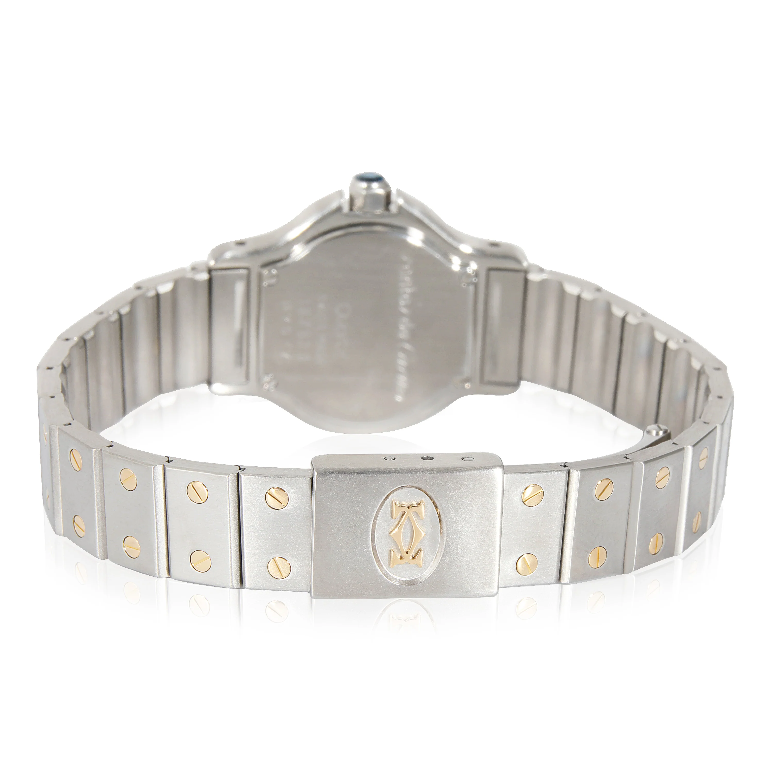 Cartier Santos Octagon 187903 Womens Watch in 18kt Stainless Steel/Yellow Gold - Image 4