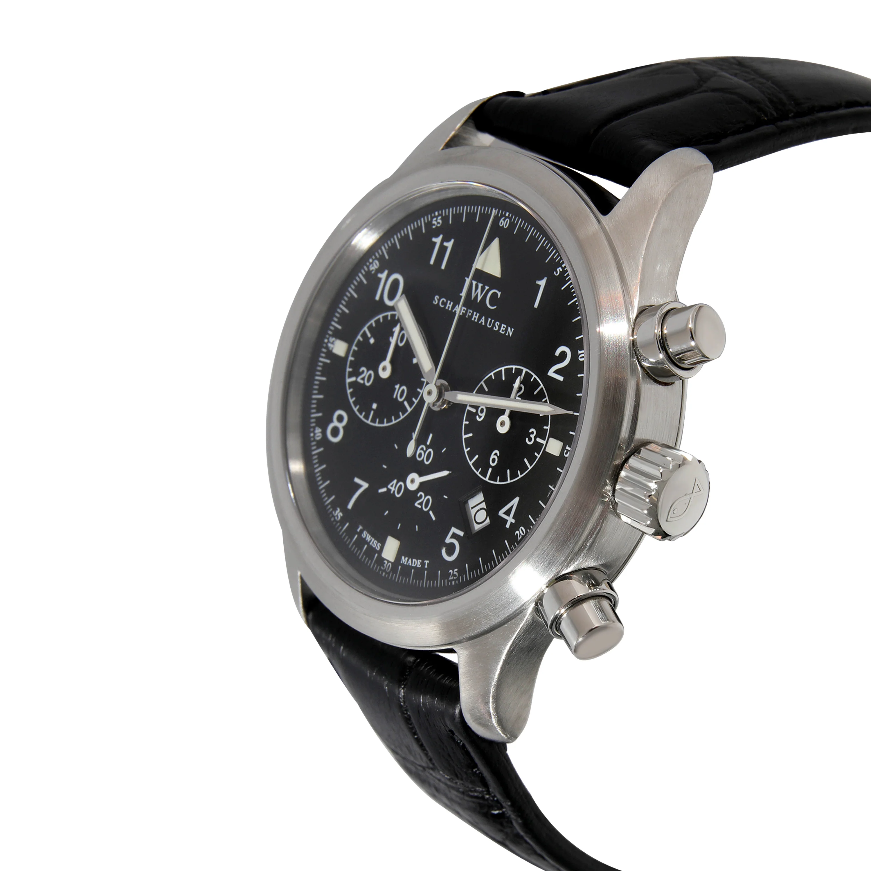 IWC Pilot Chronograph IW374101 Unisex Watch in Stainless Steel - Image 2