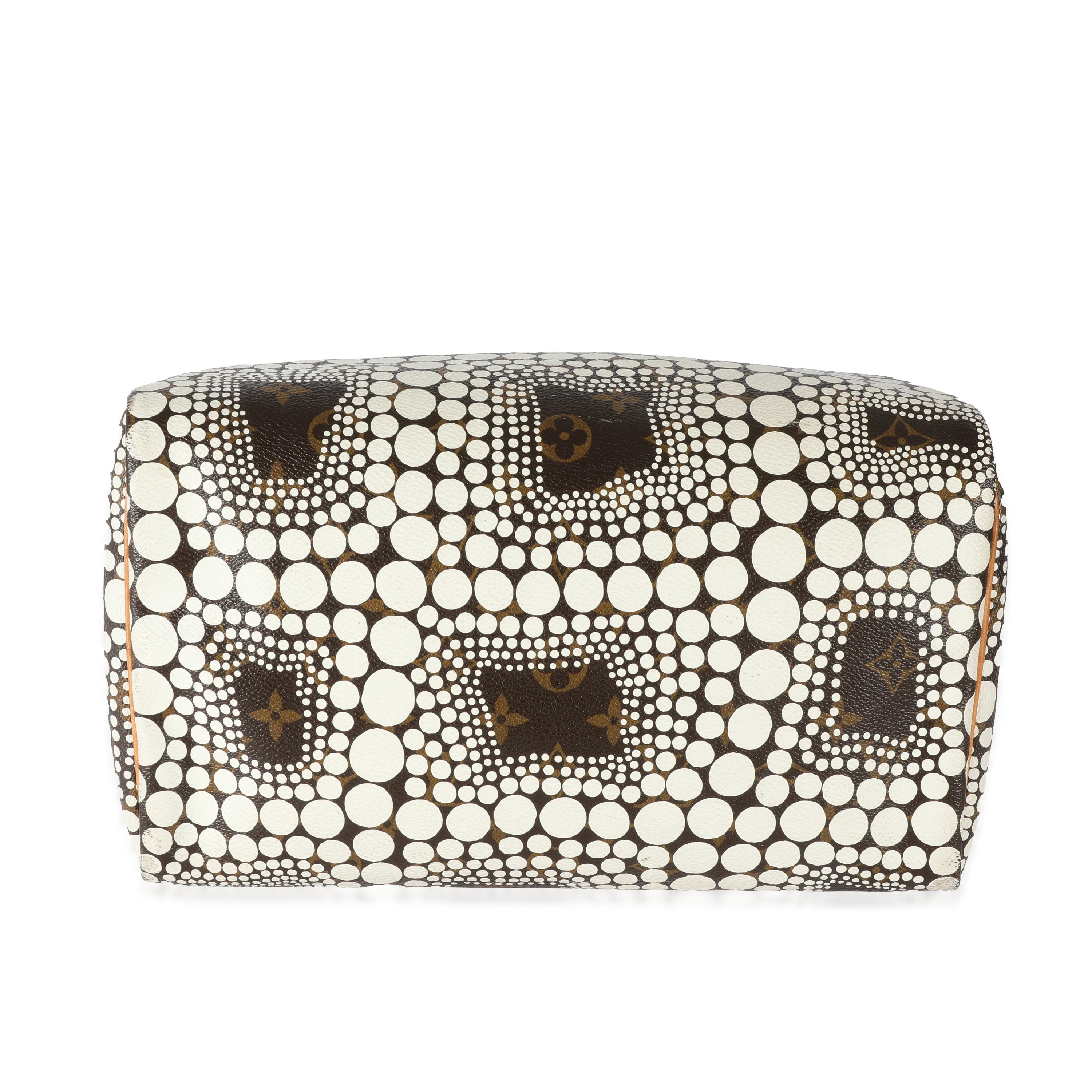 Louis Vuitton x Yayoi Kusama White Infinity Dots Monogram Canvas Speedy 30 - Image 2