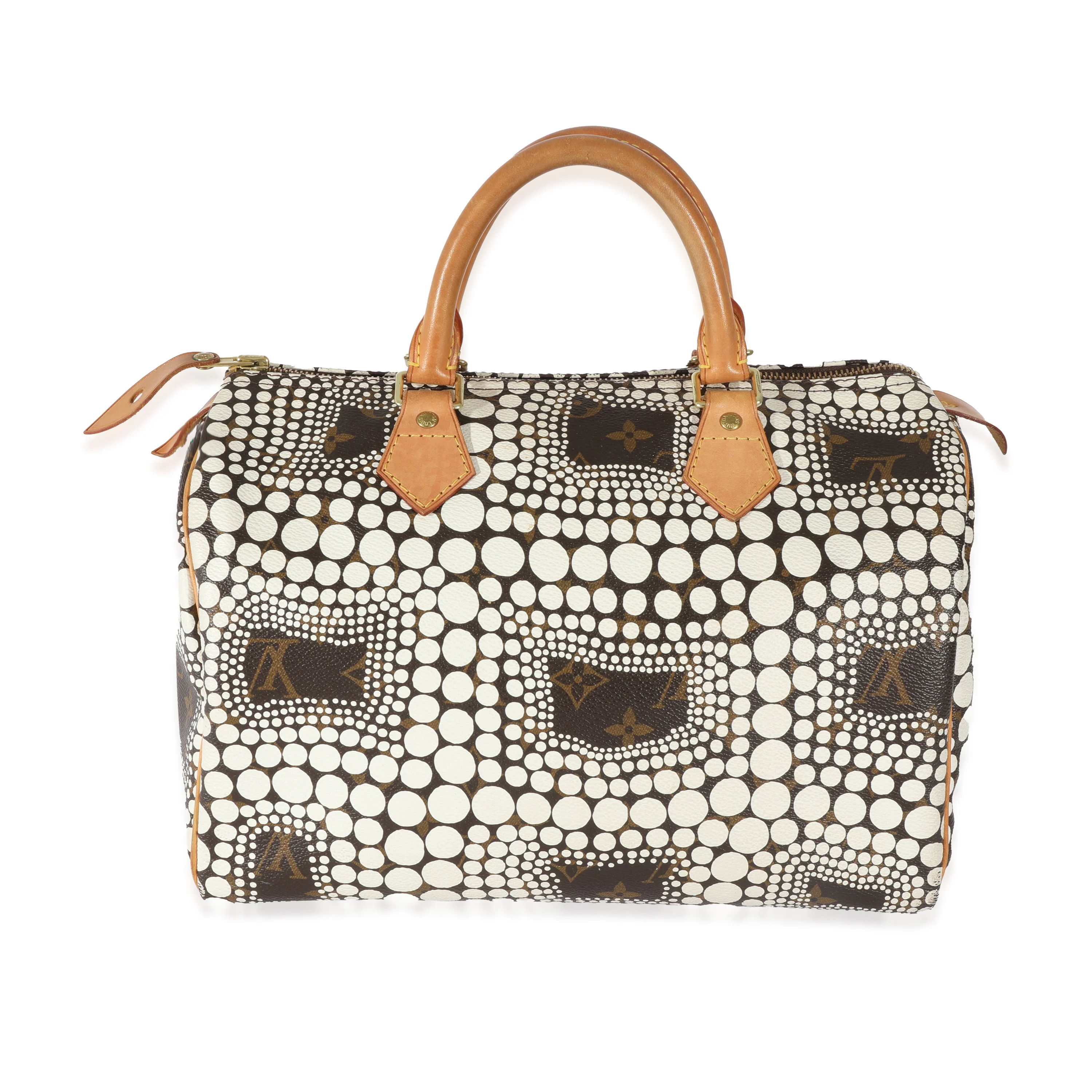Louis Vuitton x Yayoi Kusama White Infinity Dots Monogram Canvas Speedy 30 - Image 5