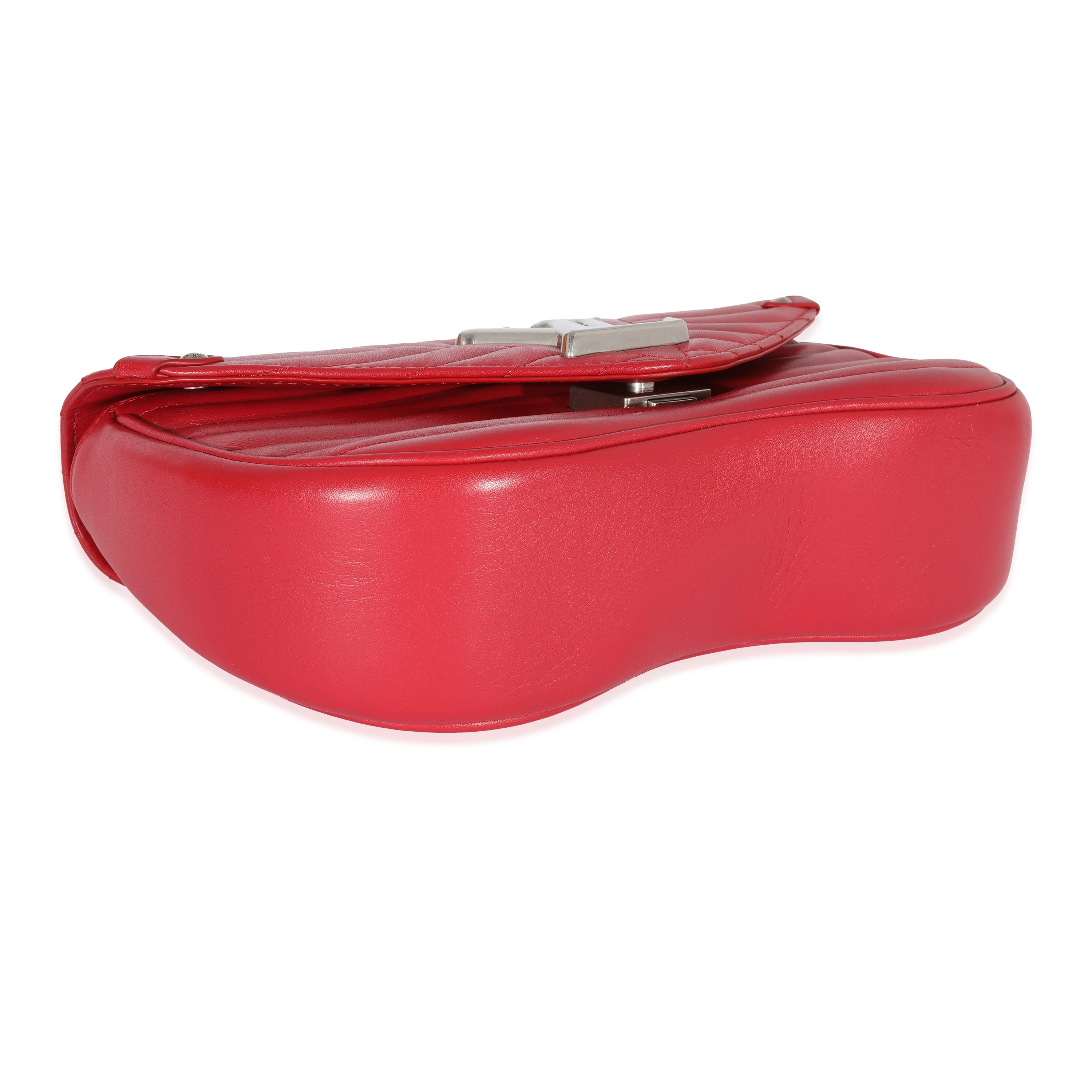 Louis Vuitton Red Leather New Wave Chain PM - Image 4