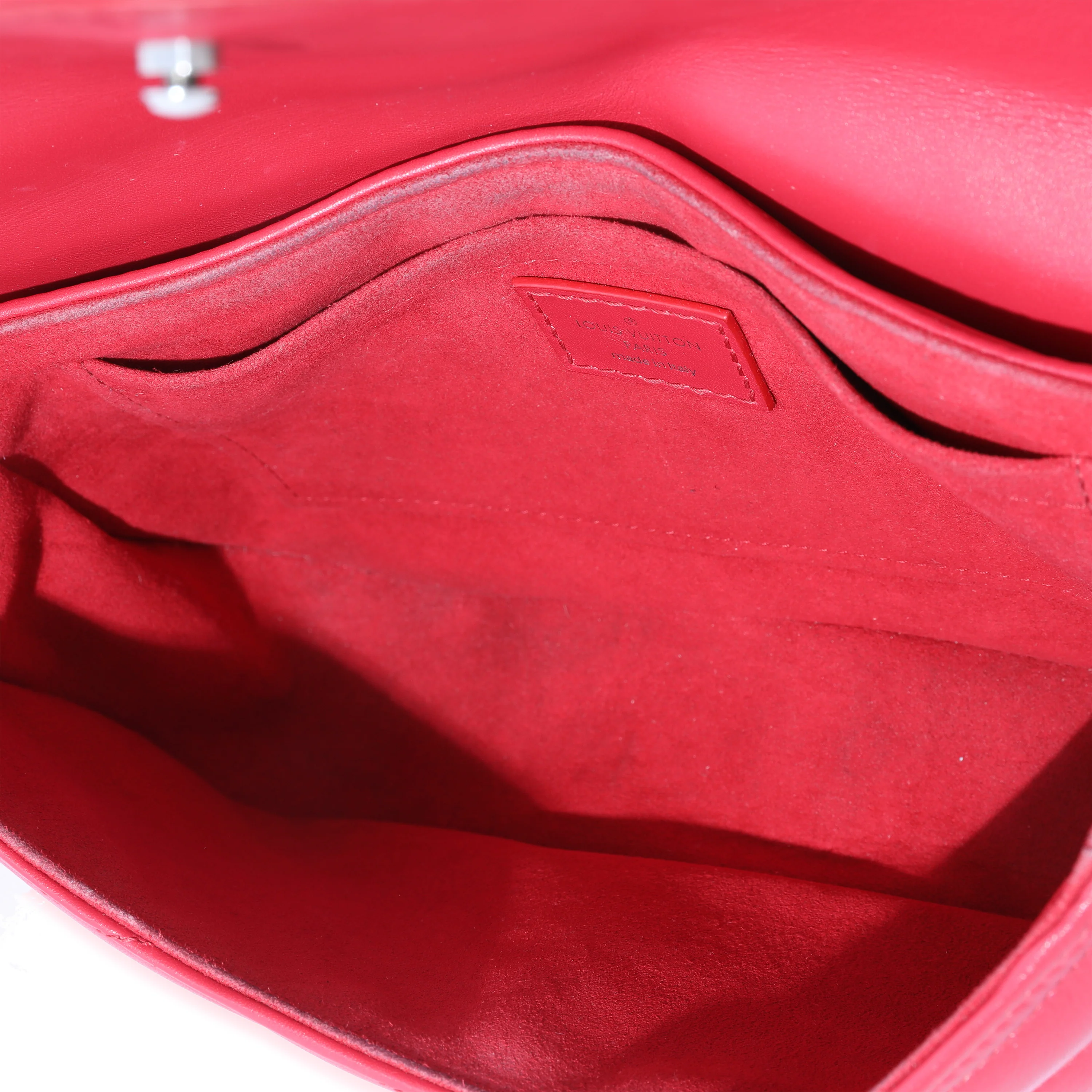 Louis Vuitton Red Leather New Wave Chain PM - Image 8