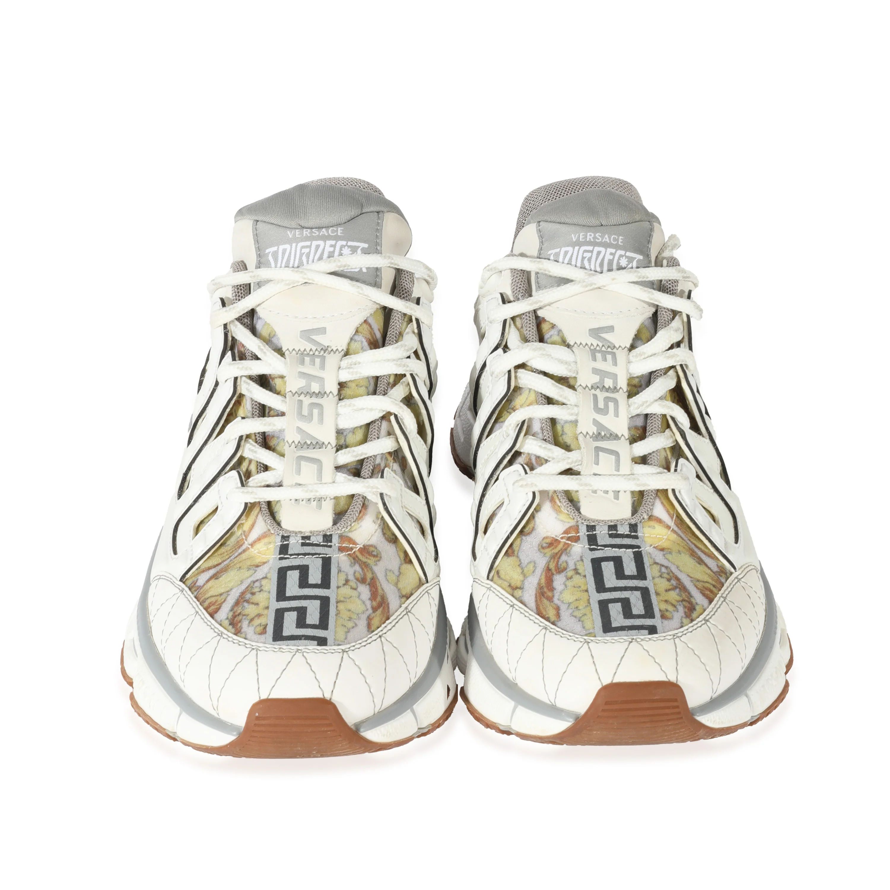 Versace - Versace Wmns Trigreca Barocco Print - White (38 EUR) - Image 3