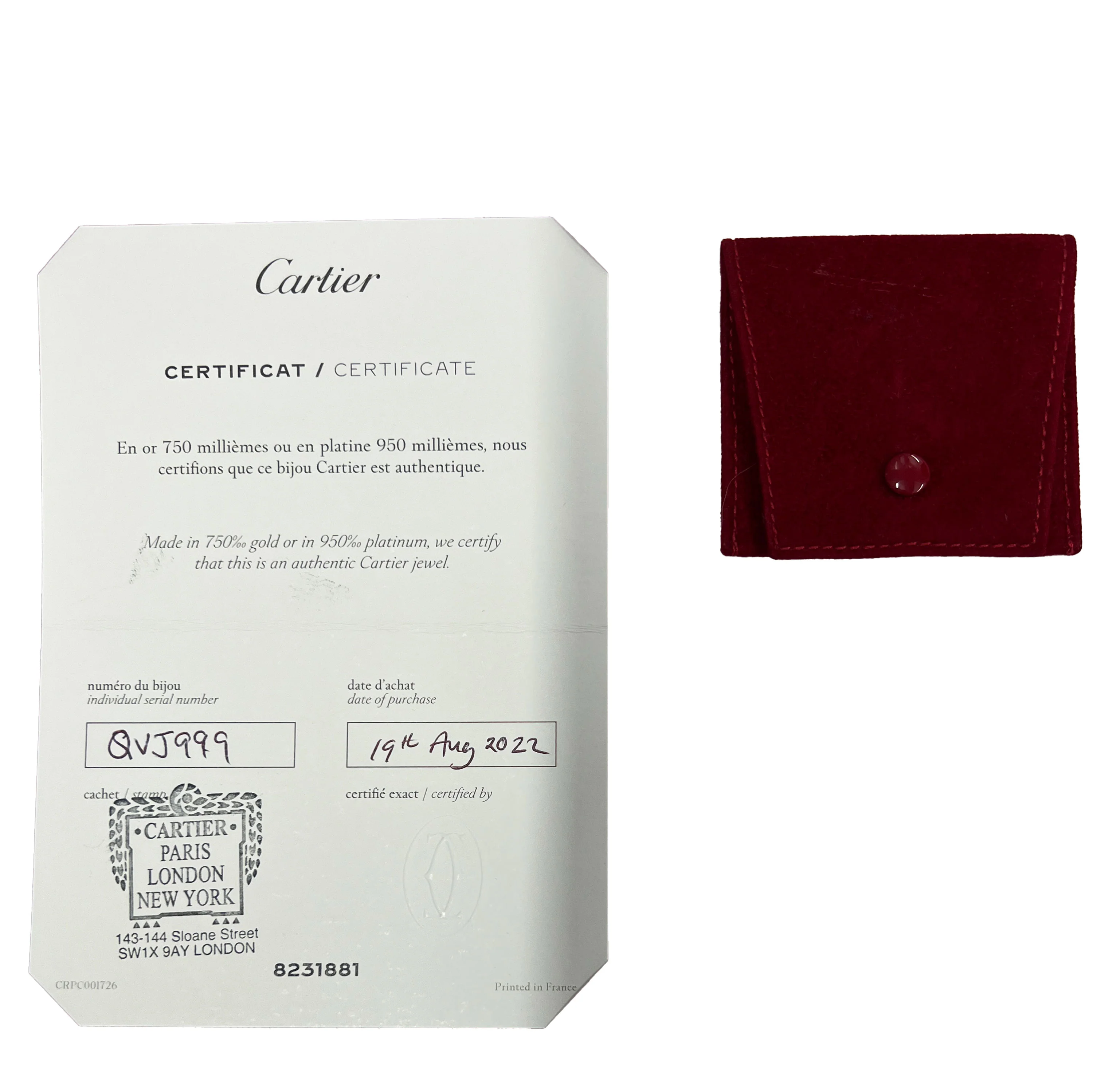 Cartier Love Ring in 18k White Gold - Image 4