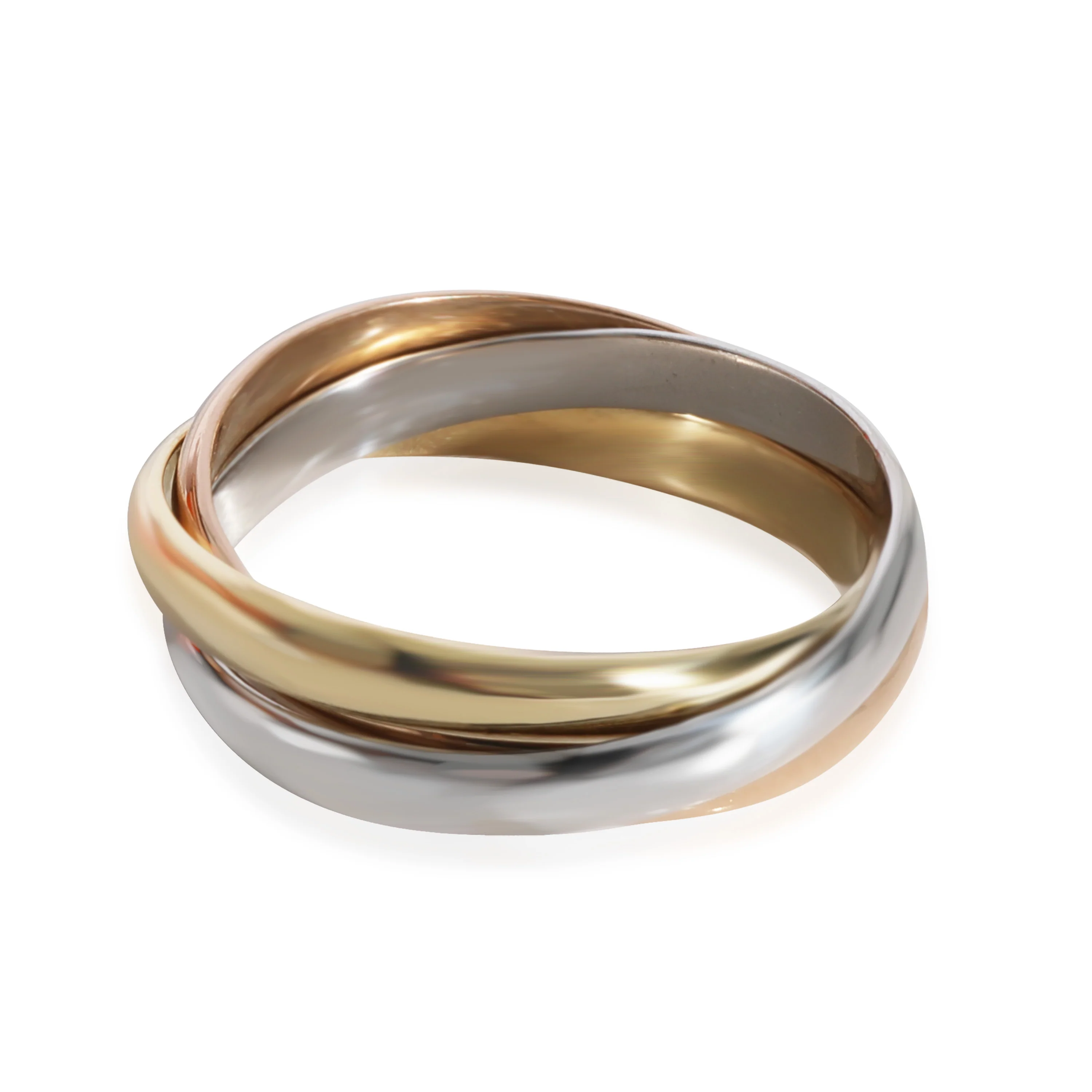 Cartier Trinity Ring in 18k 3 Tone Gold Small Model - Image 3