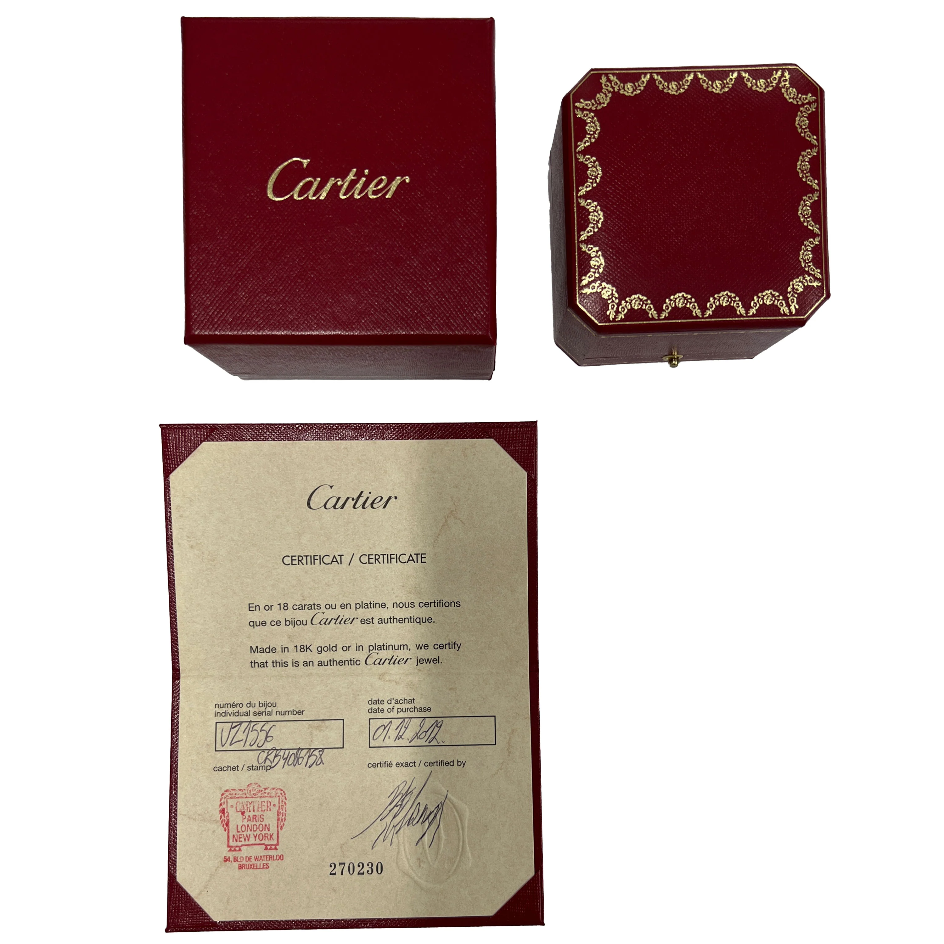 Cartier Trinity Ring in 18k 3 Tone Gold Small Model - Image 4