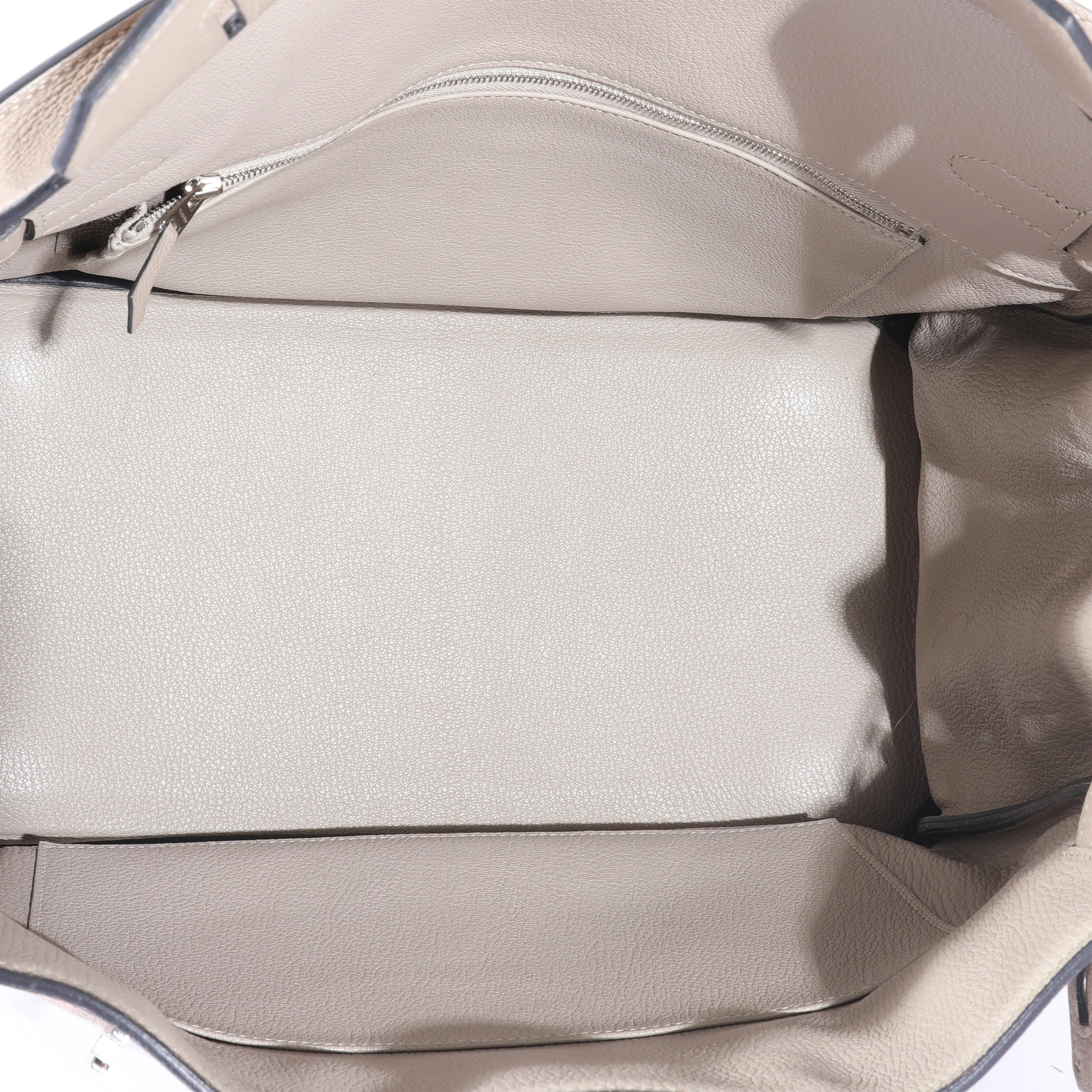 Hermes Gris Tourterelle Clemence Birkin 35 PHW - Image 7