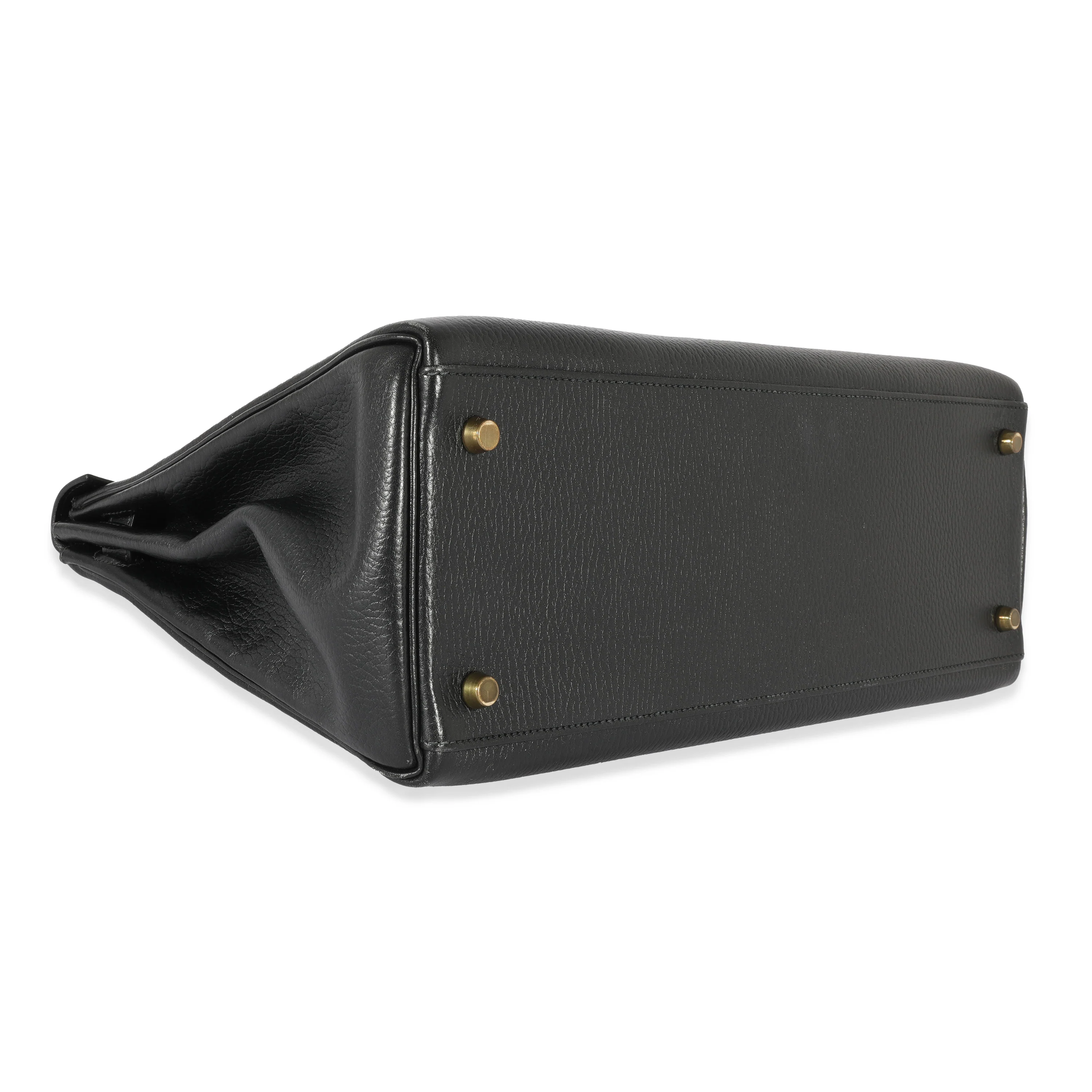 Hermes Black Ardennes Kelly Retourne 35 GHW - Image 6