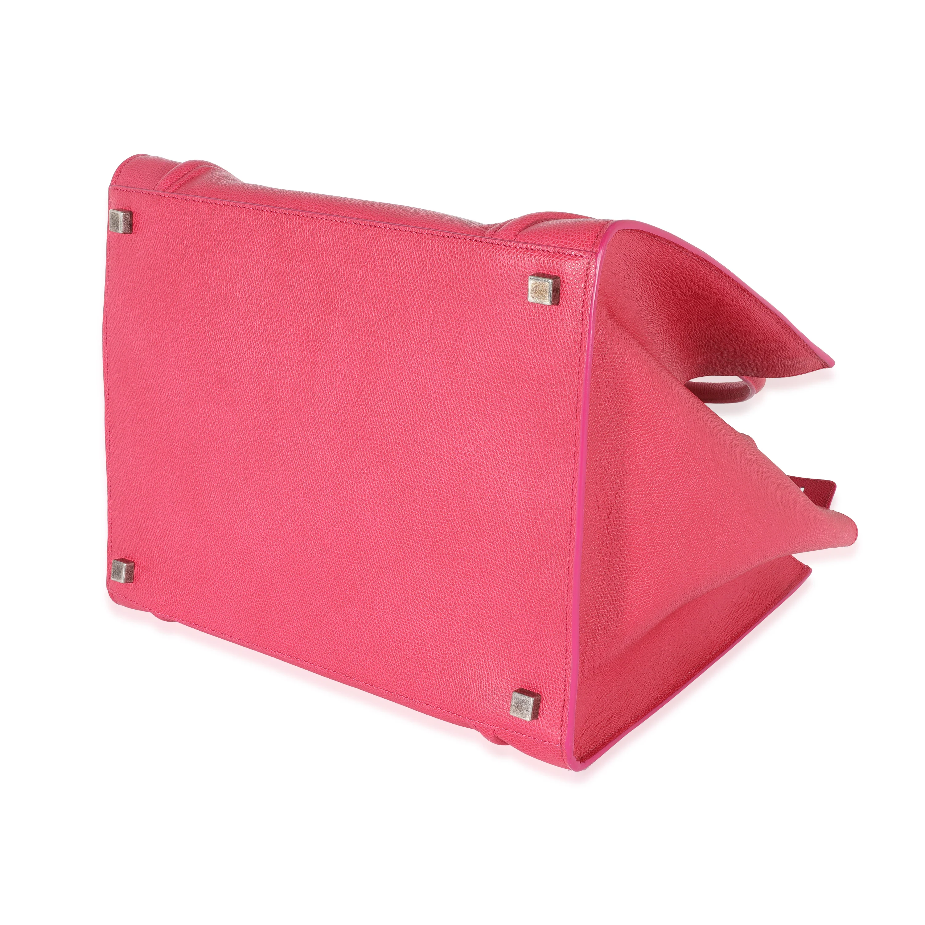 Celine Pink Leather Phantom Luggage Tote - Image 7