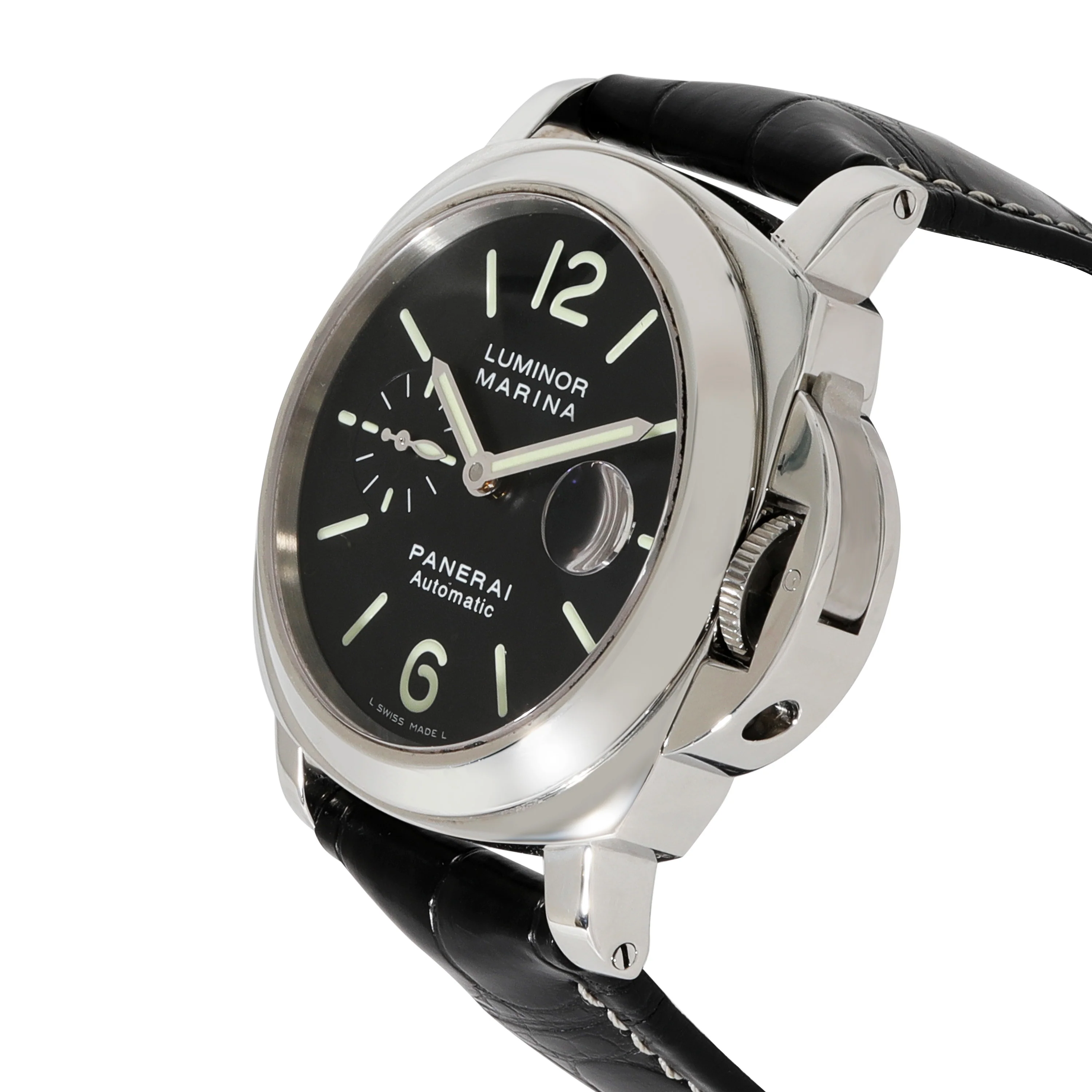 Panerai Luminor Marina PAM00104 Mens Watch in Stainless Steel - Image 3