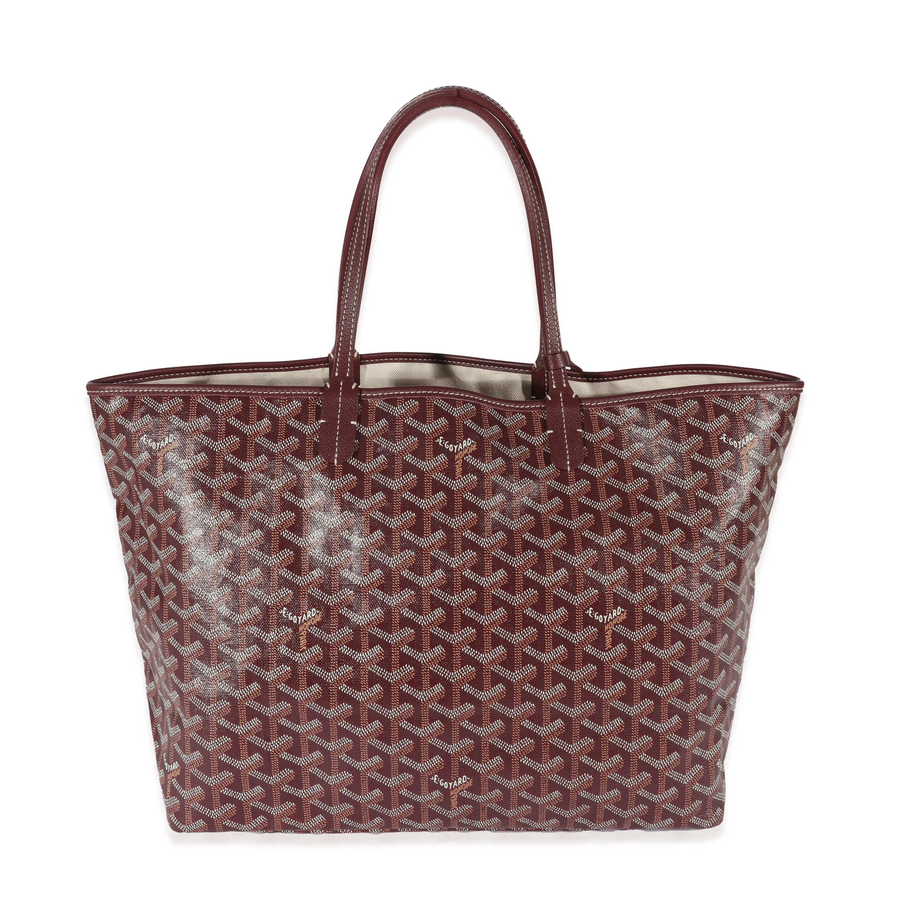 Goyard Goyardine Burgundy Bannière Saint Louis Tote PM - Image 3
