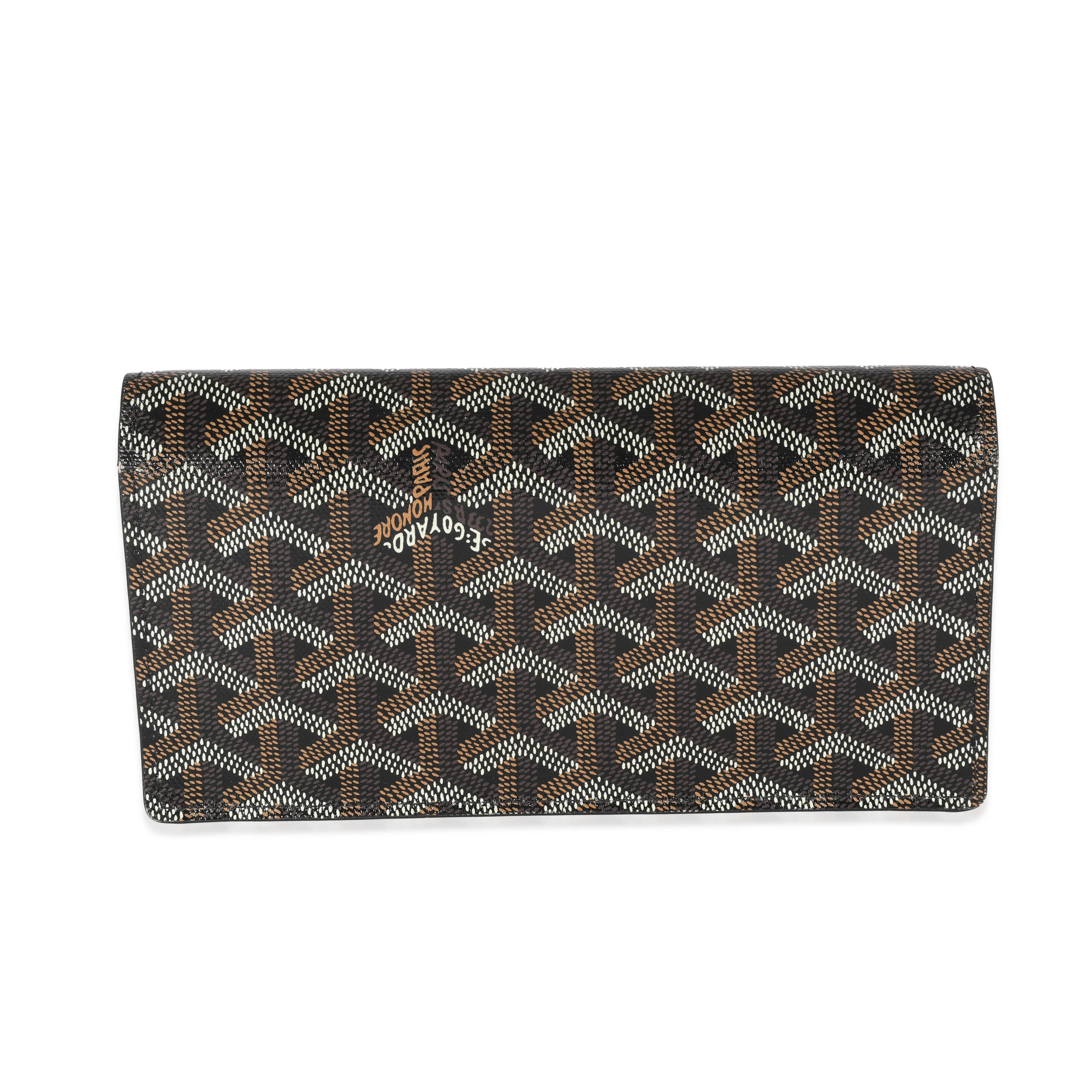 Goyard Black Goyardine Richelieu Wallet - Image 3