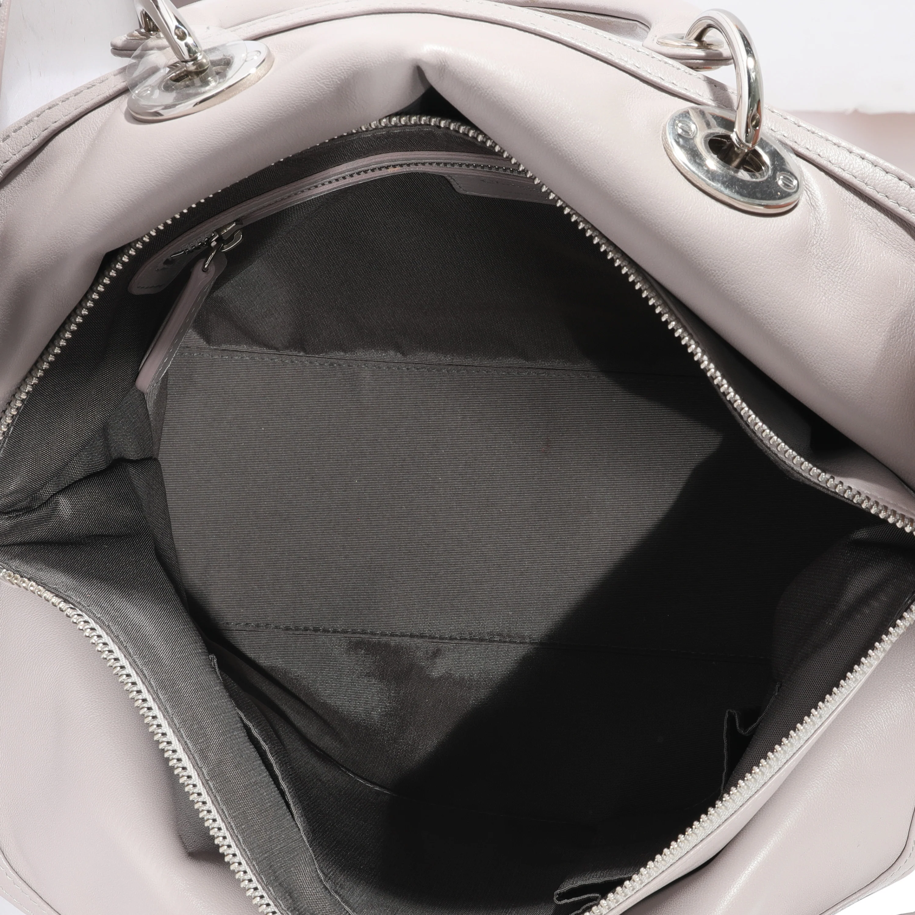 Christian Dior Grey Leather Cannage Granville Tote - Image 8
