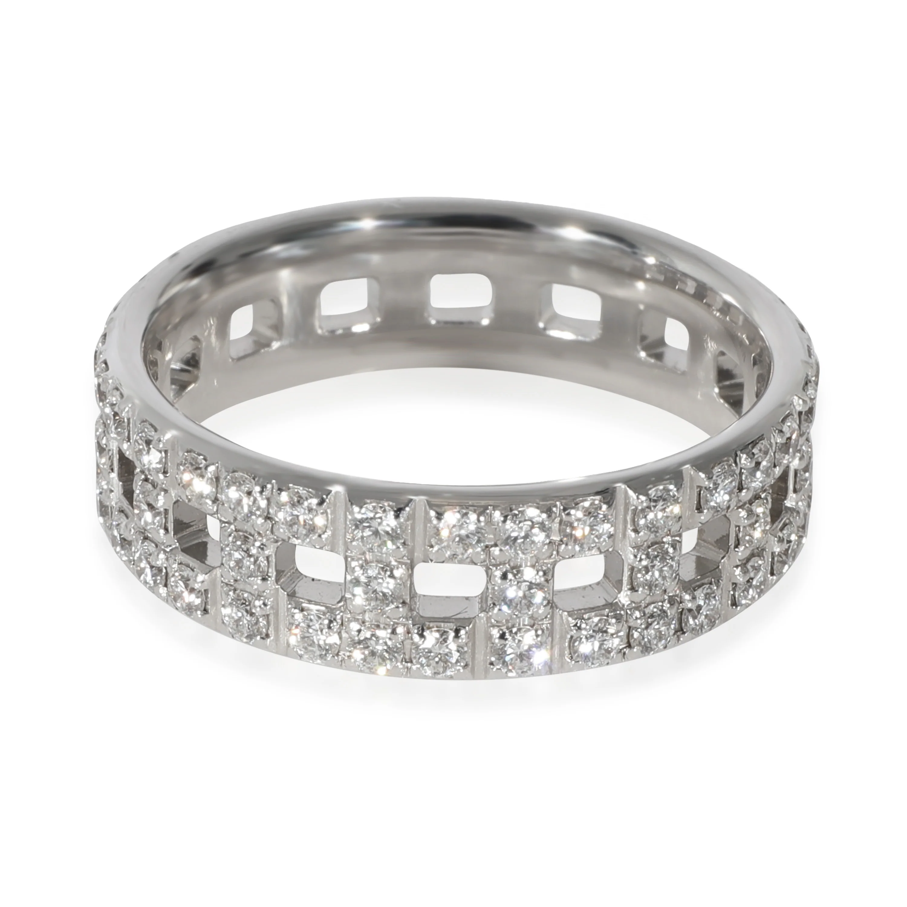 Tiffany True Diamond Ring in 18k White Gold 0.99 CTW - Image 3