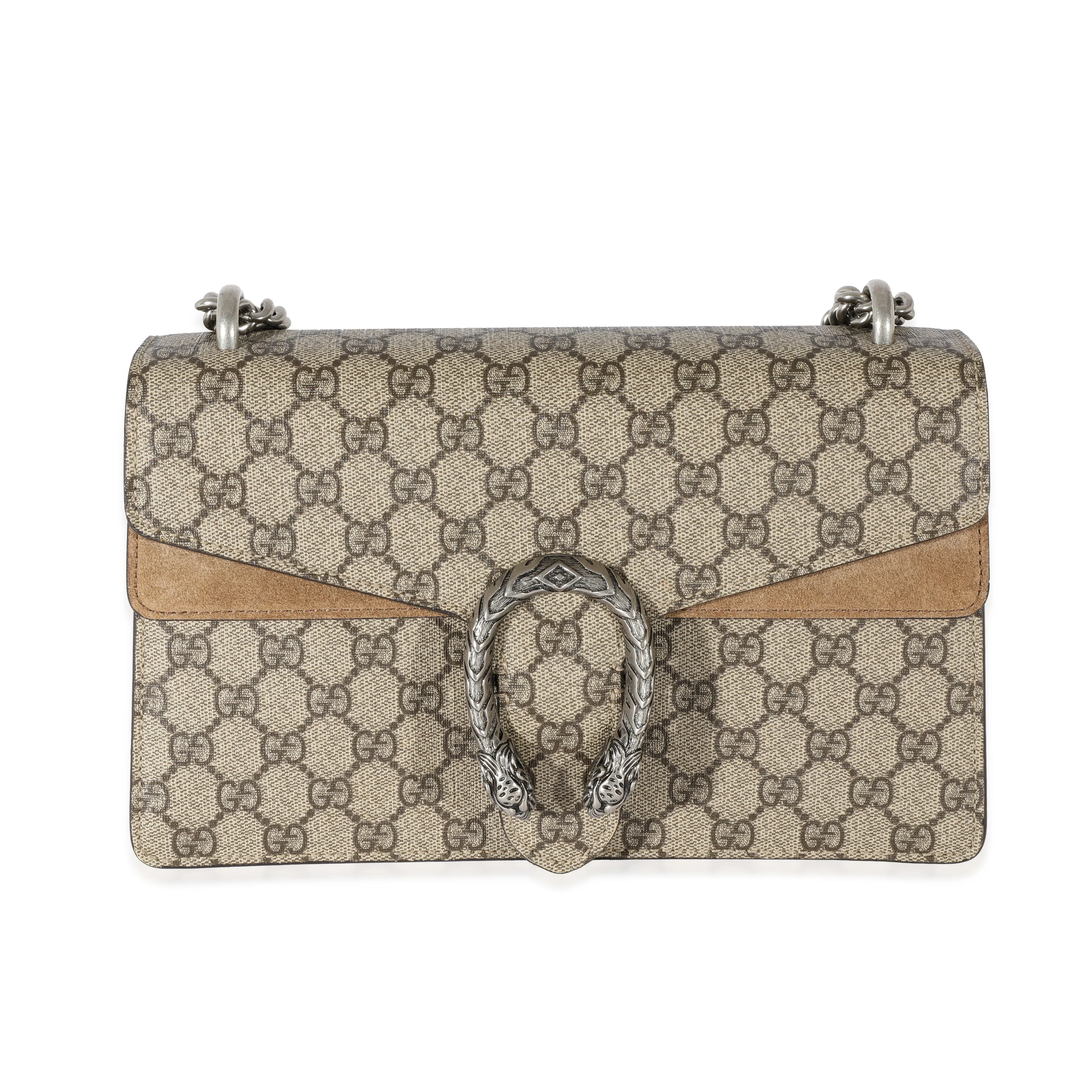 Gucci Beige GG Supreme Small Dionysus