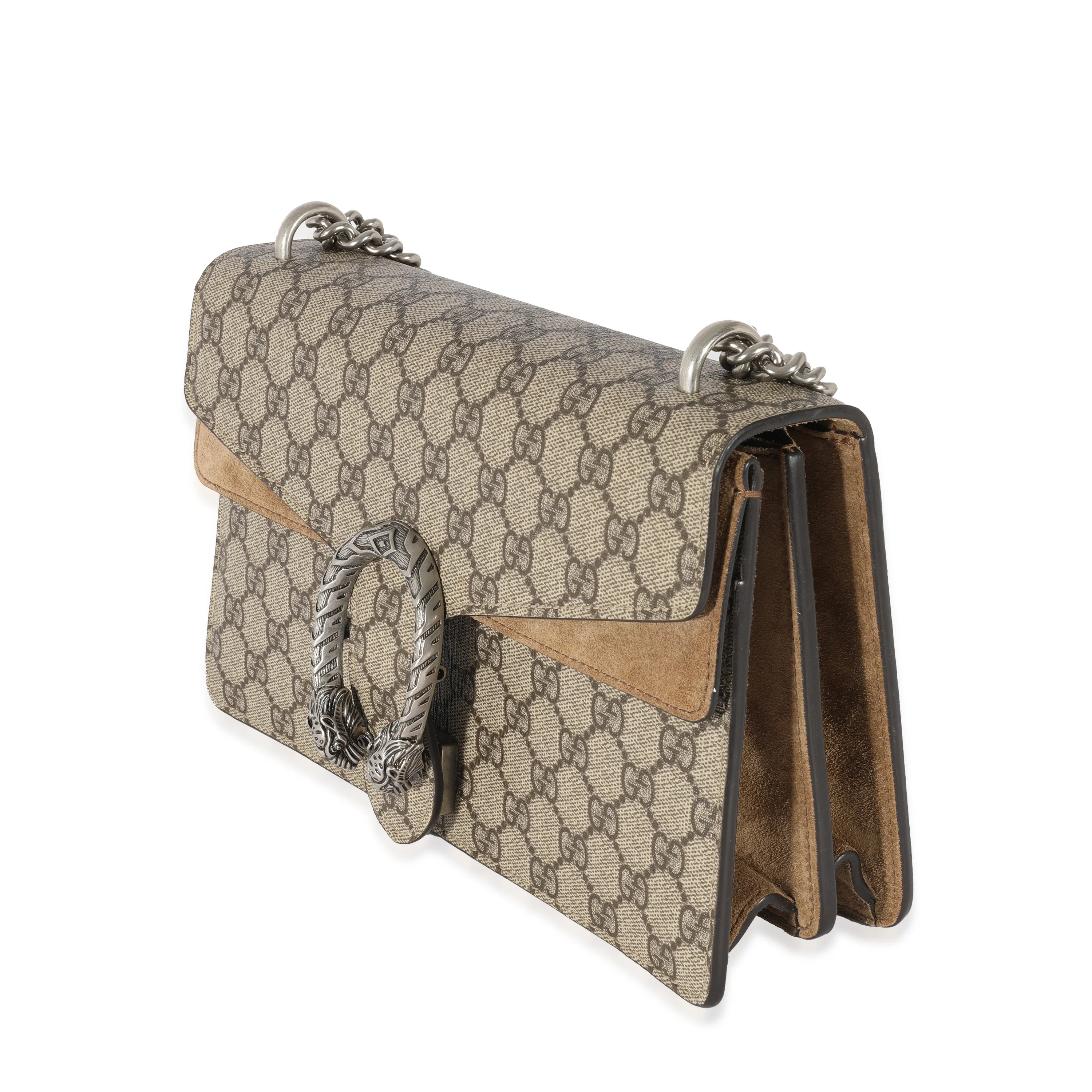 Gucci Beige GG Supreme Small Dionysus - Image 2