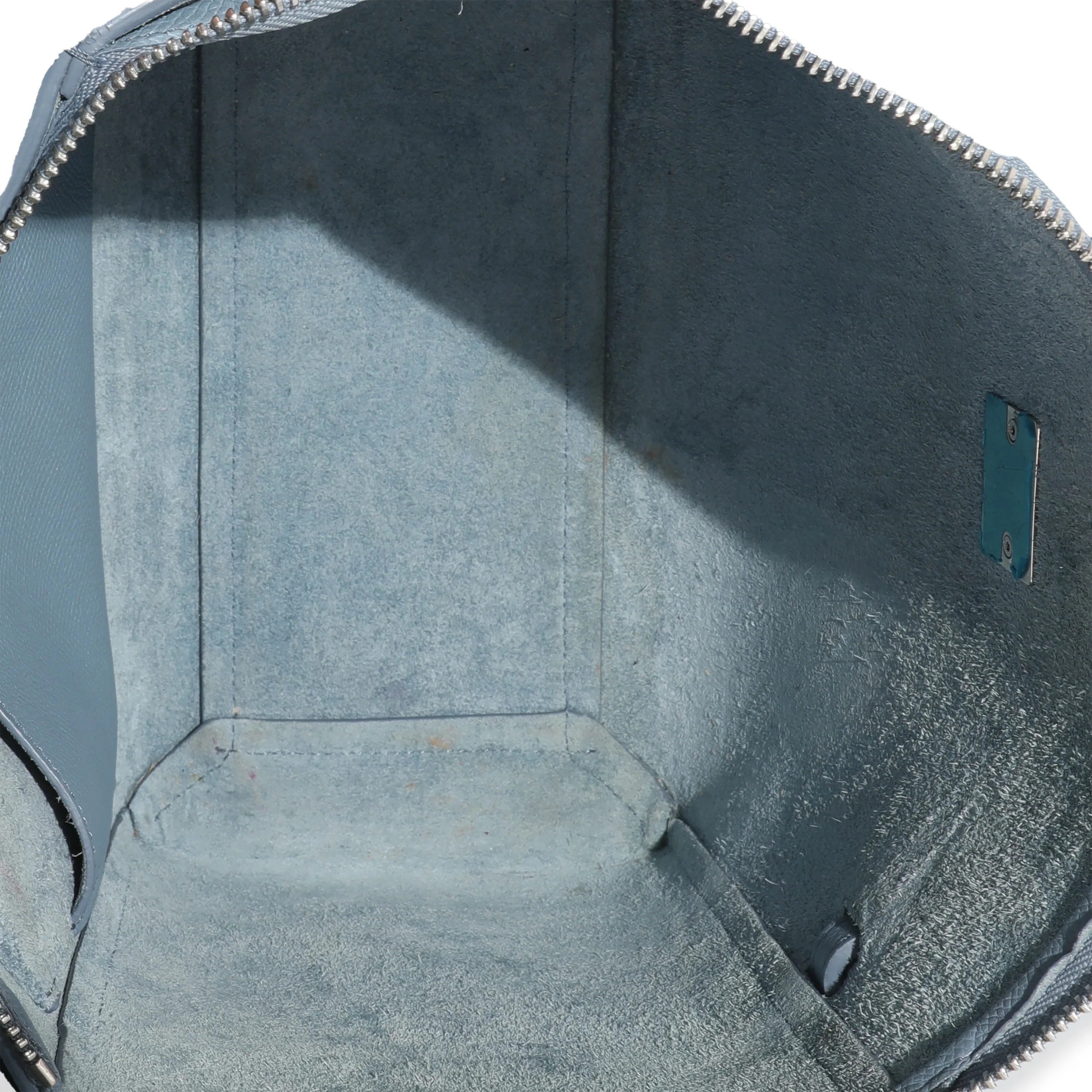 Blue Leather Mini Belt Bag - Image 8
