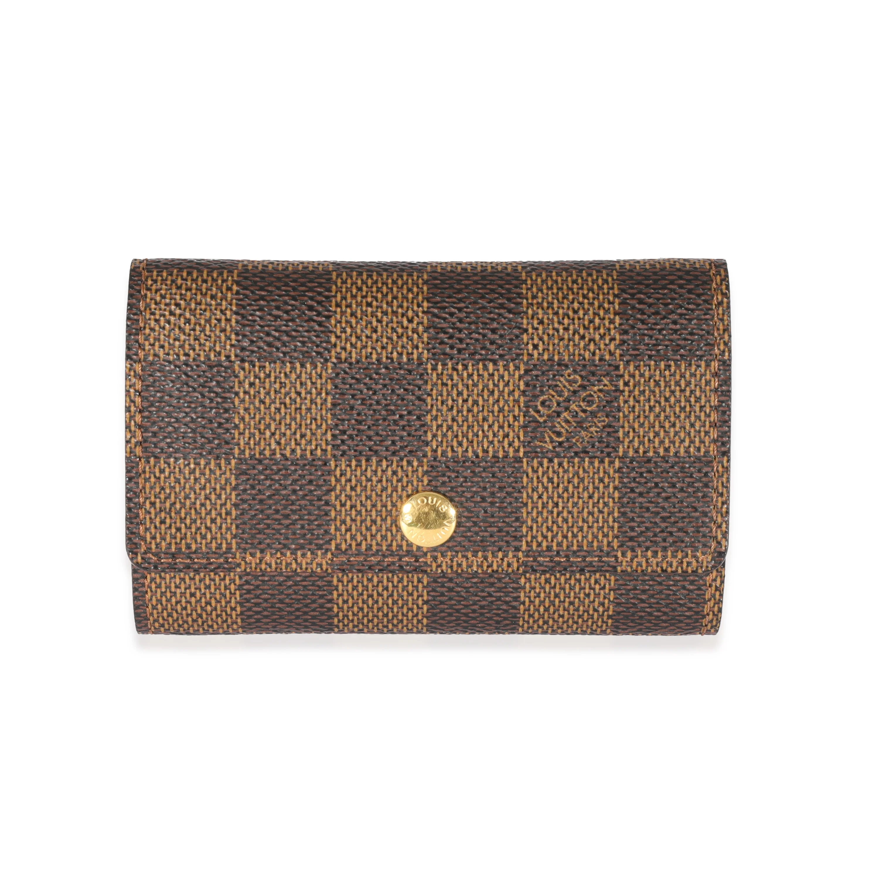 Louis Vuitton Canvas Damier Ebene 6 Key Holder