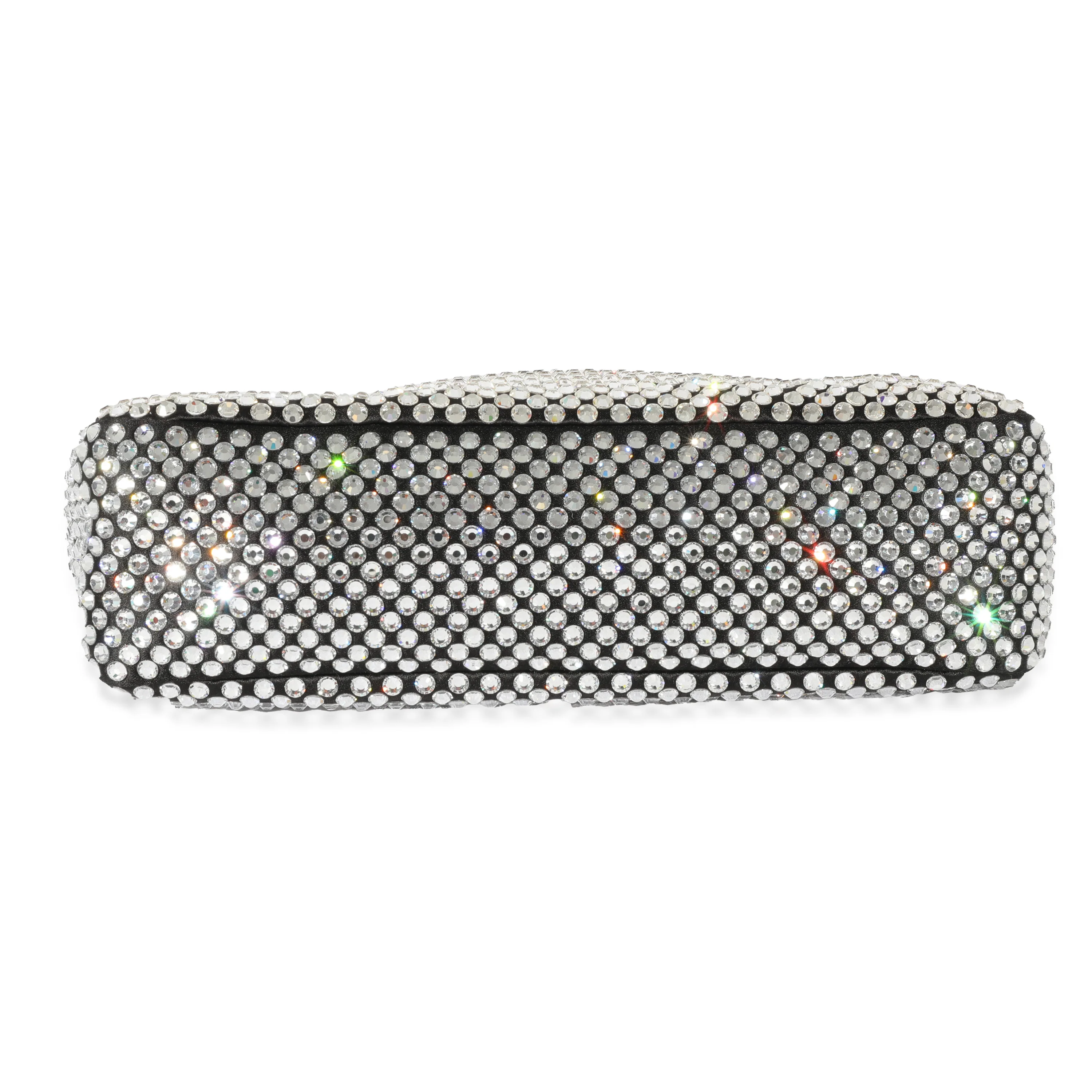 Prada Black Satin Crystal Re-Edition 2000 Mini Bag - Image 5