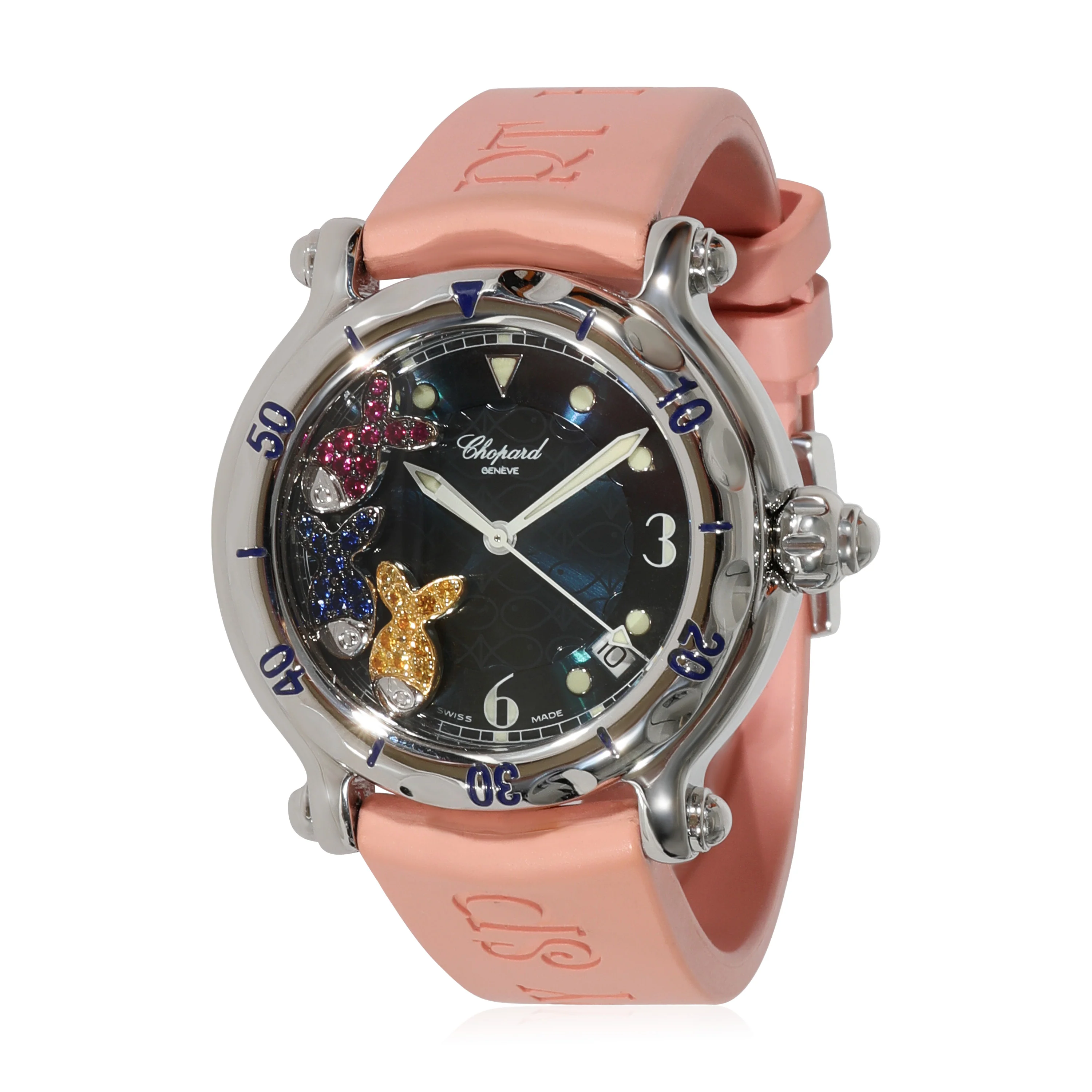 Chopard Happy Fish 28/8347/8-402 Unisex Watch in Stainless Steel