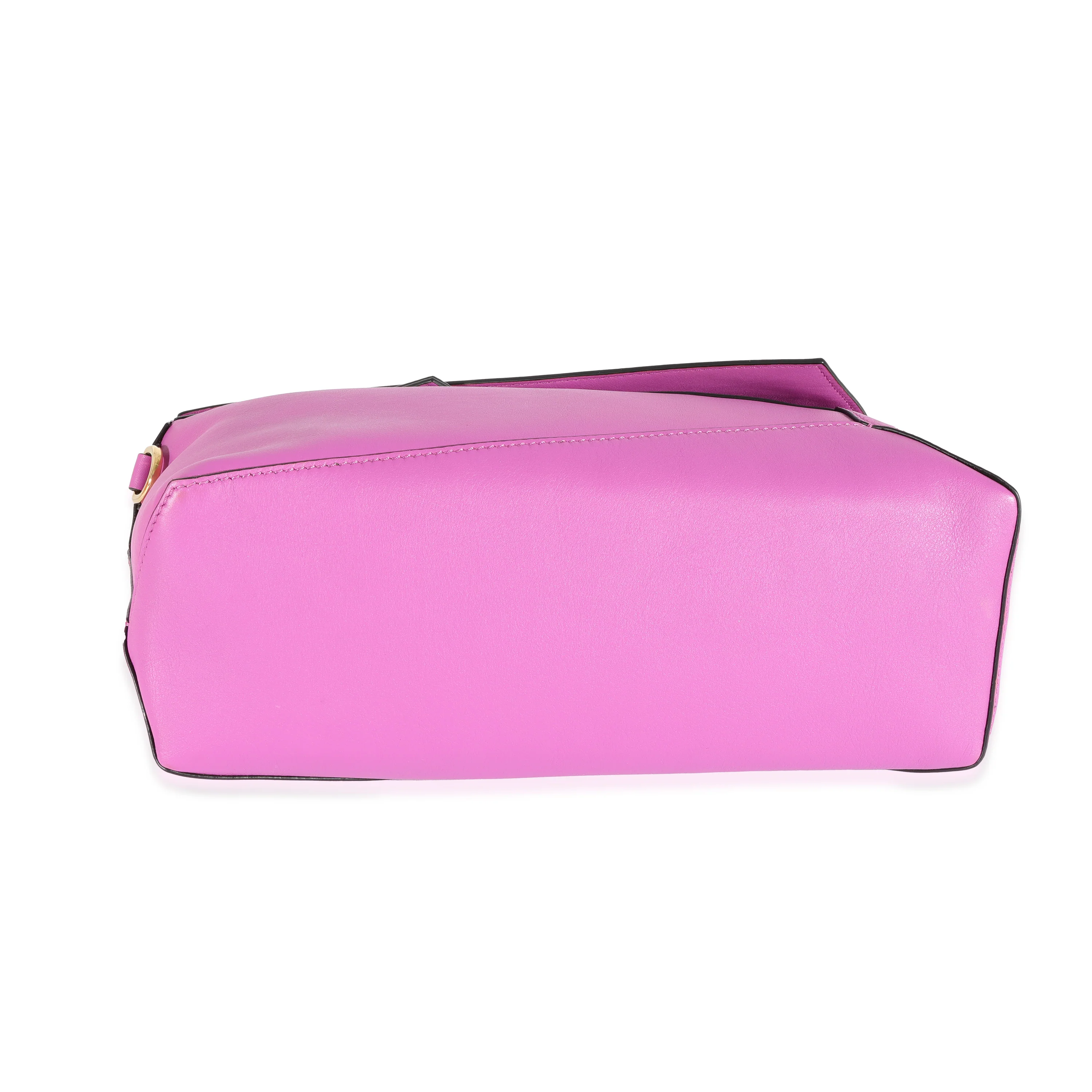 Loewe Fuchsia Leather Puzzle Hobo - Image 5