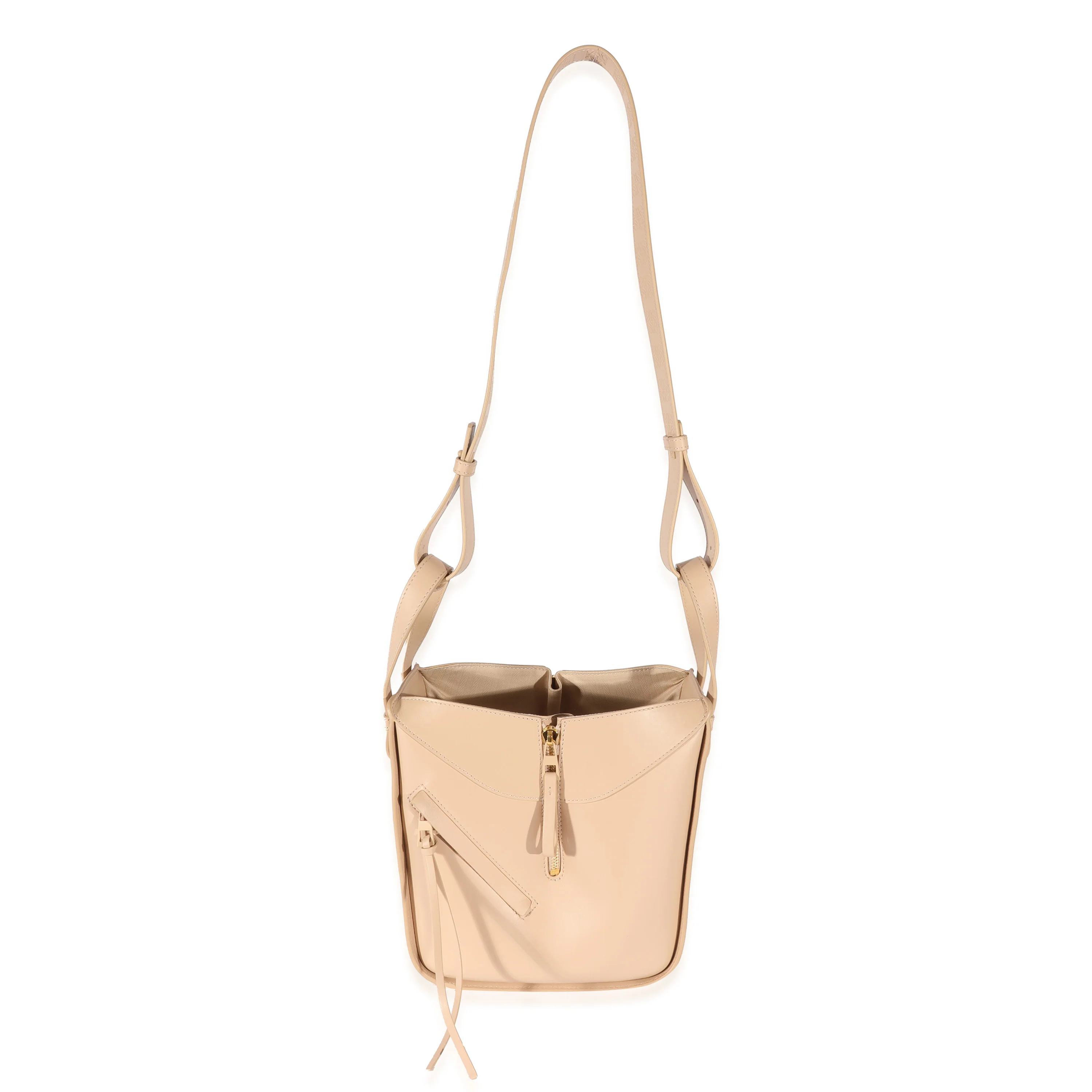 Loewe Natural Leather Hammock Nugget Bag - Image 4