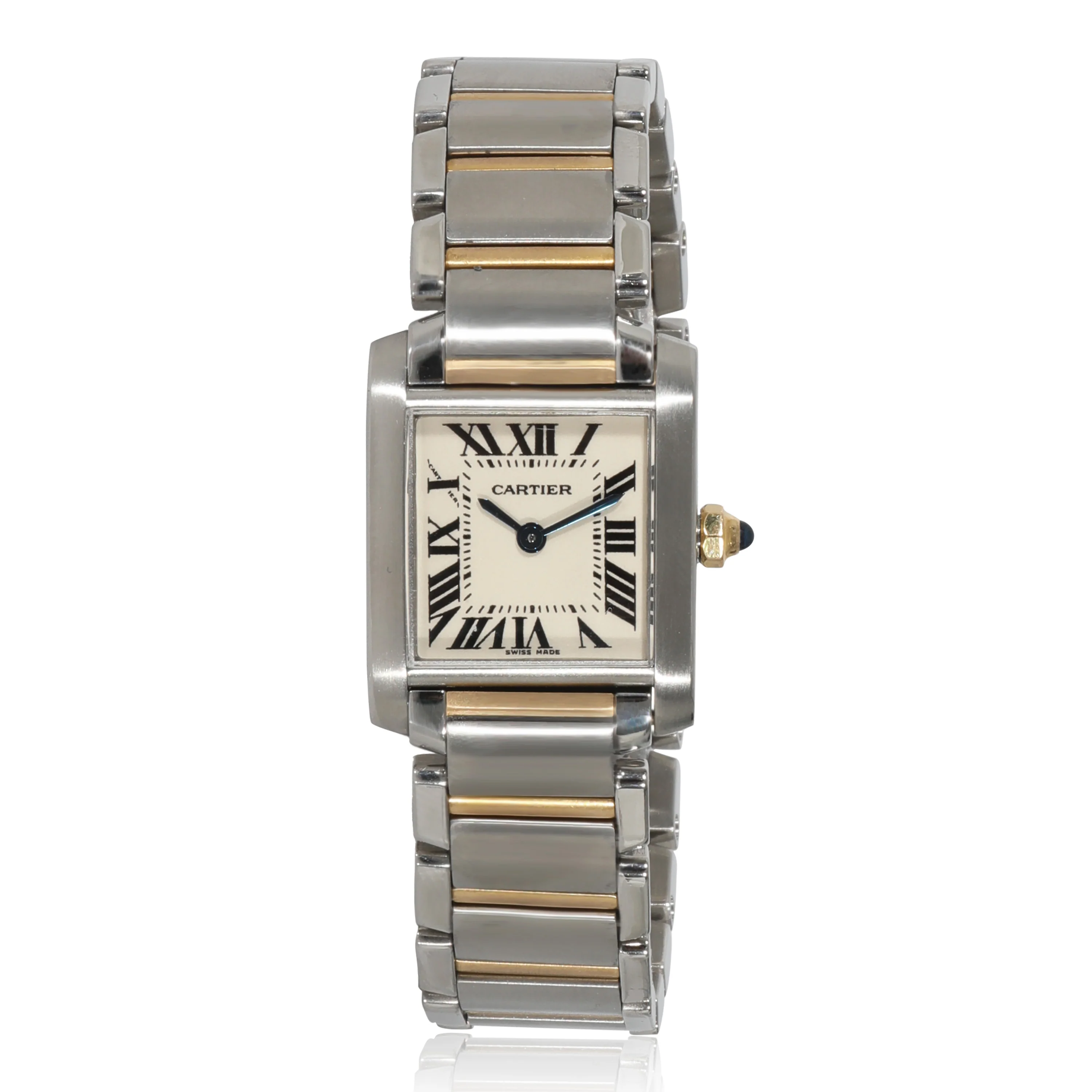Cartier Tank Francaise W51007Q4 Womens Watch in 18kt Stainless Steel/Yellow Gol - Image 5
