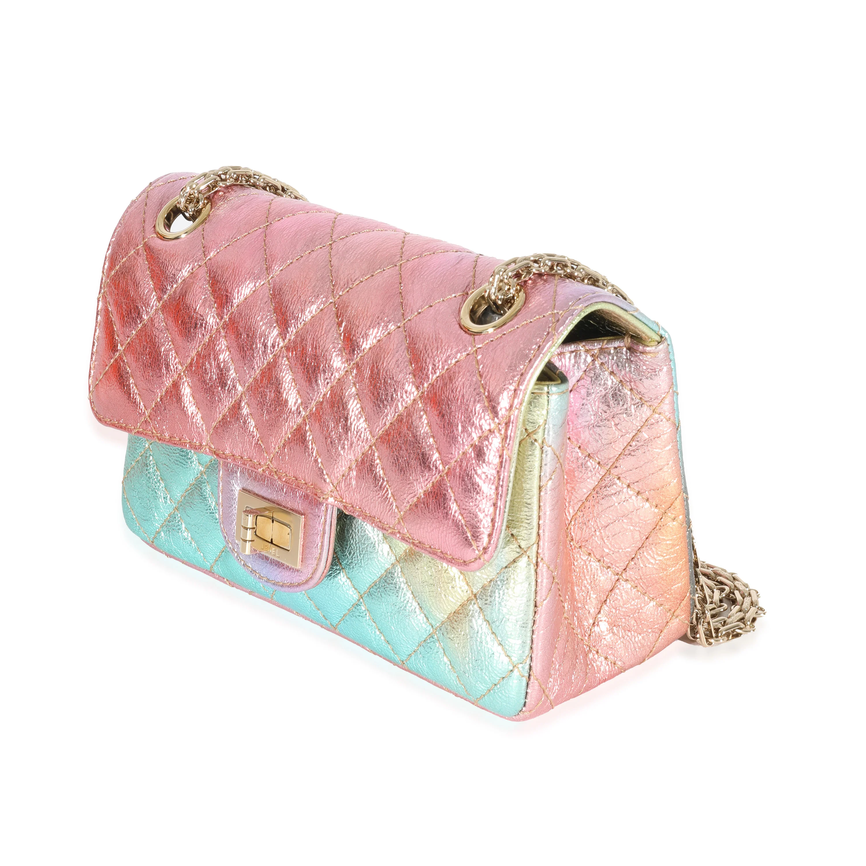 Chanel Multicolor Metallic Goatskin Mini Reissue 2.55 - Image 2