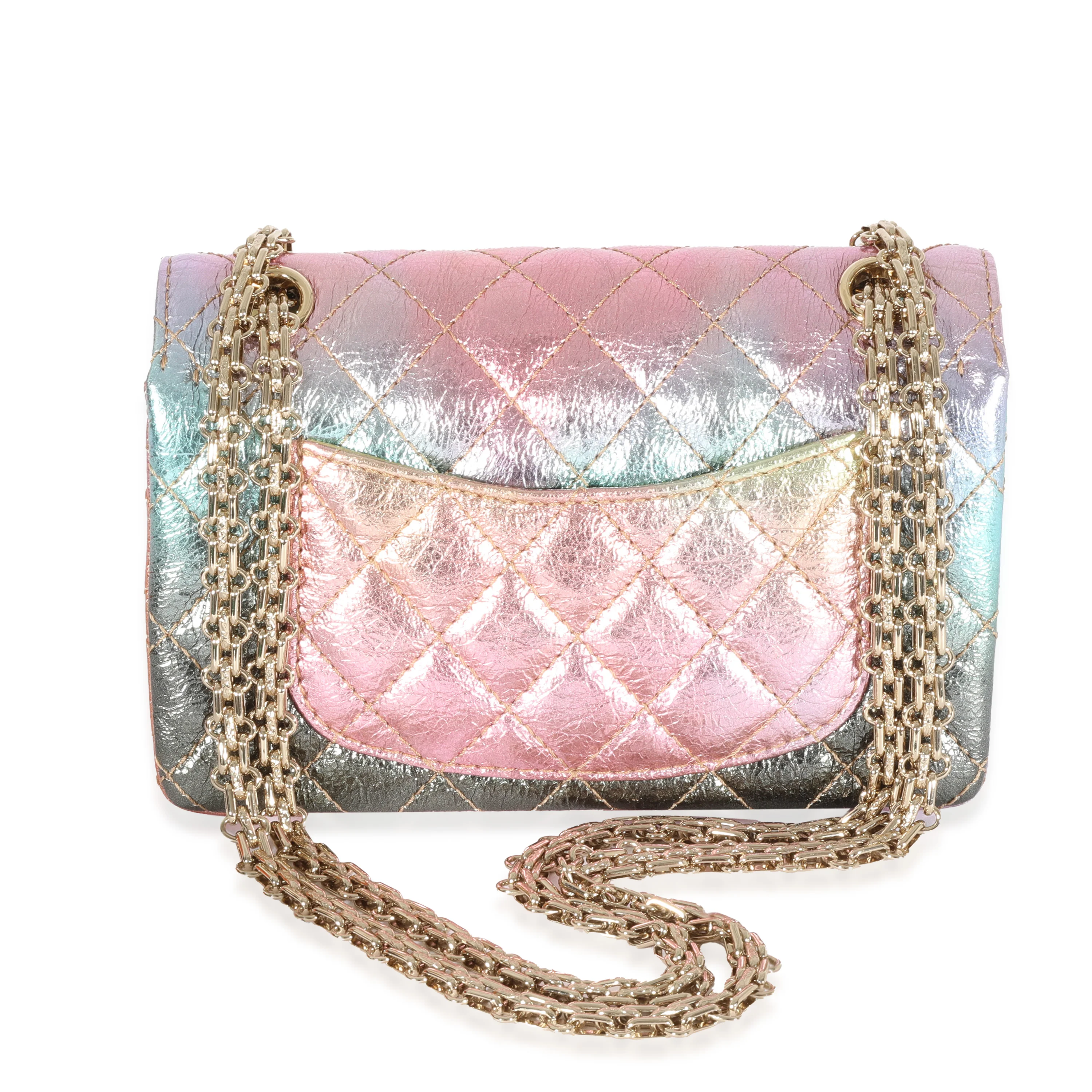 Chanel Multicolor Metallic Goatskin Mini Reissue 2.55 - Image 3