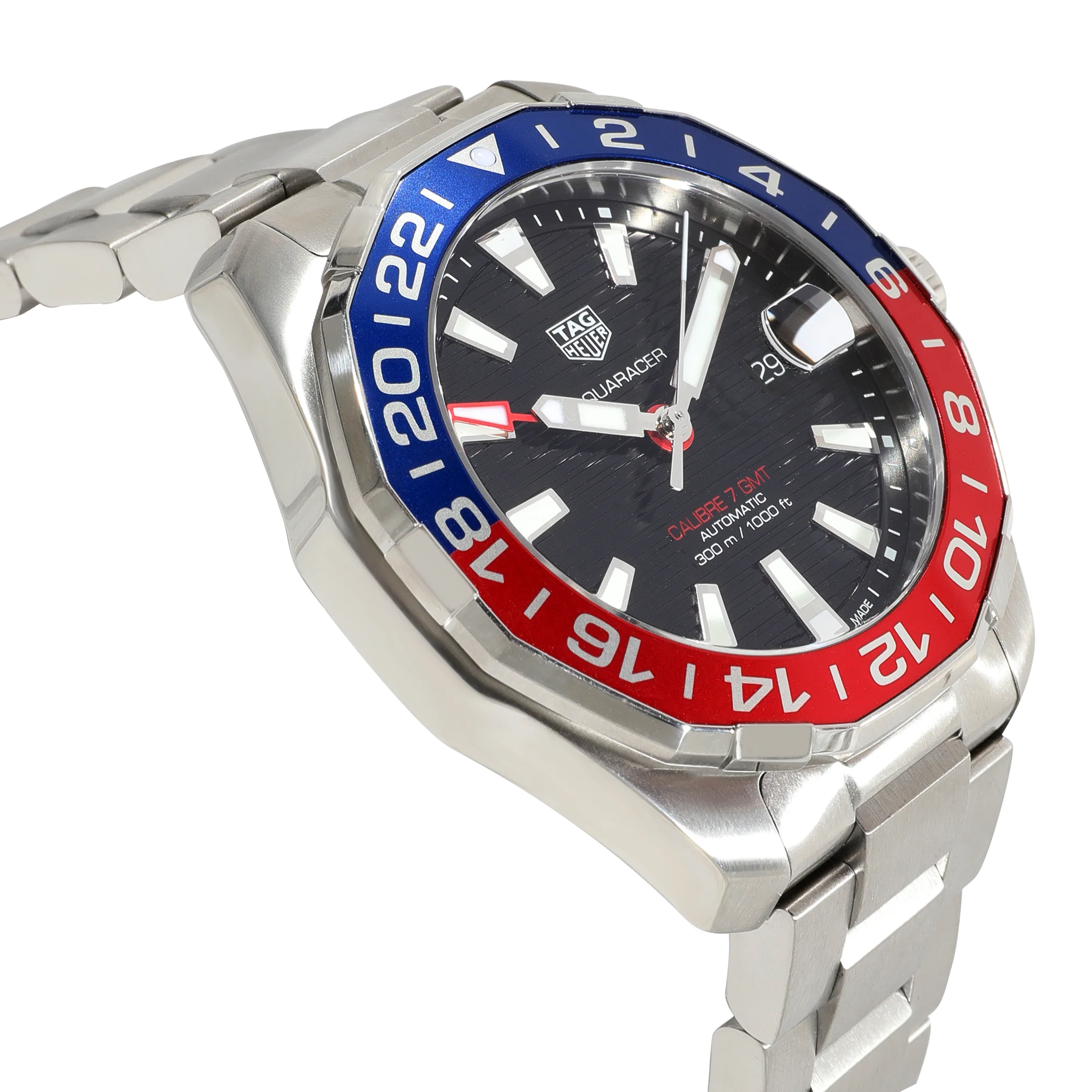 Tag Heuer Aquaracer GMT WAY201F.BA0927 Mens Watch in  Stainless Steel - Image 2