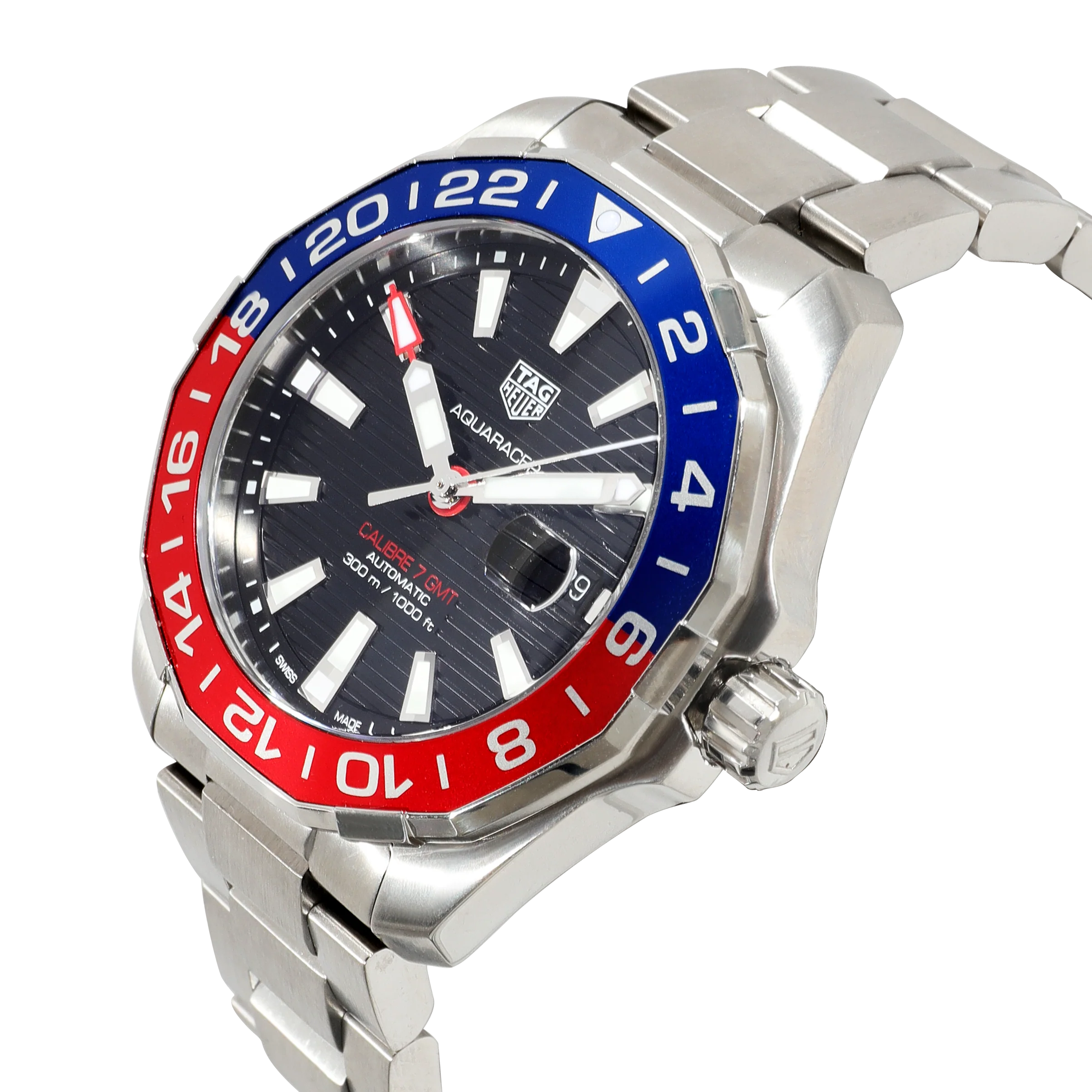 Tag Heuer Aquaracer GMT WAY201F.BA0927 Mens Watch in  Stainless Steel - Image 3