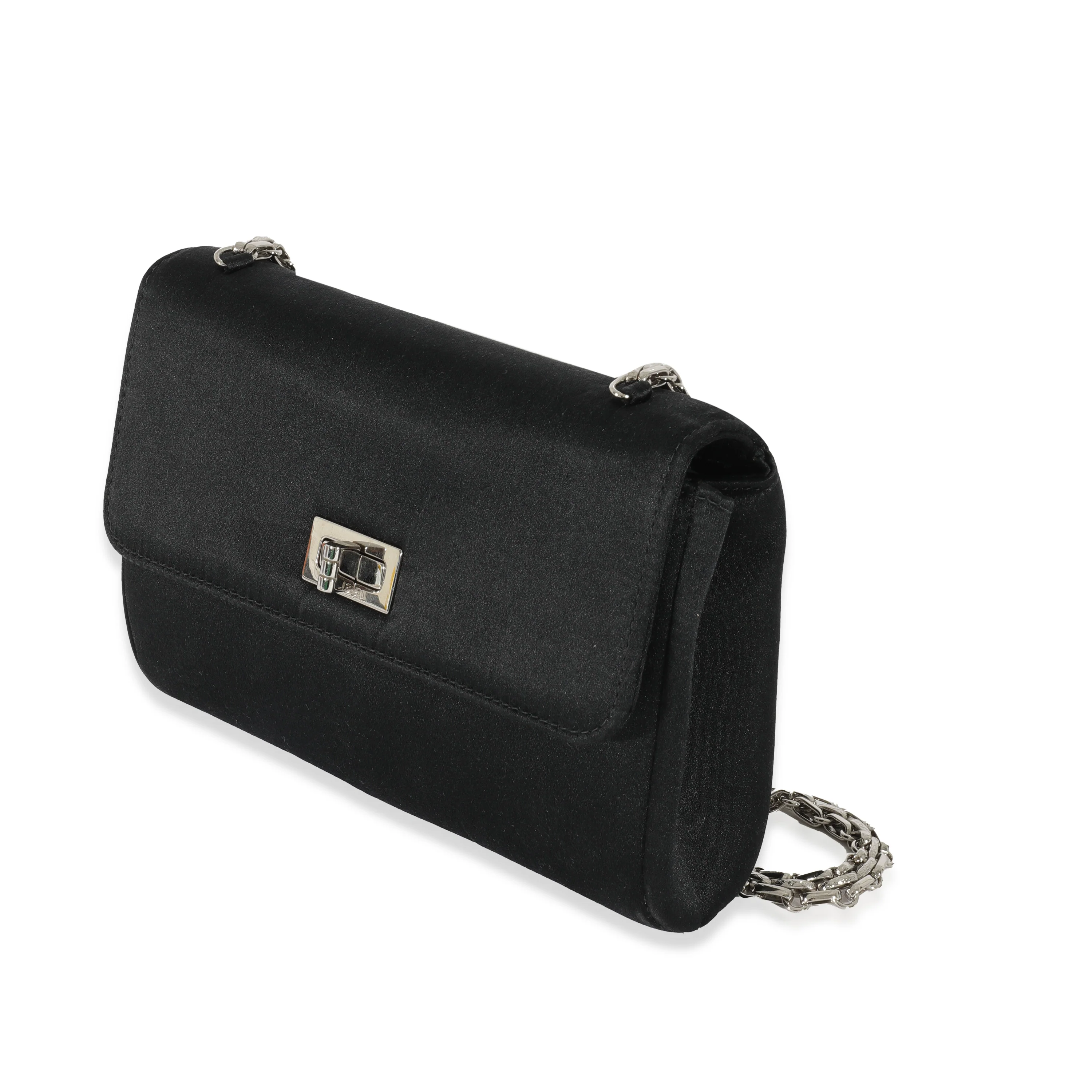 Chanel Black Satin Vintage Reissue Mini Flap - Image 2
