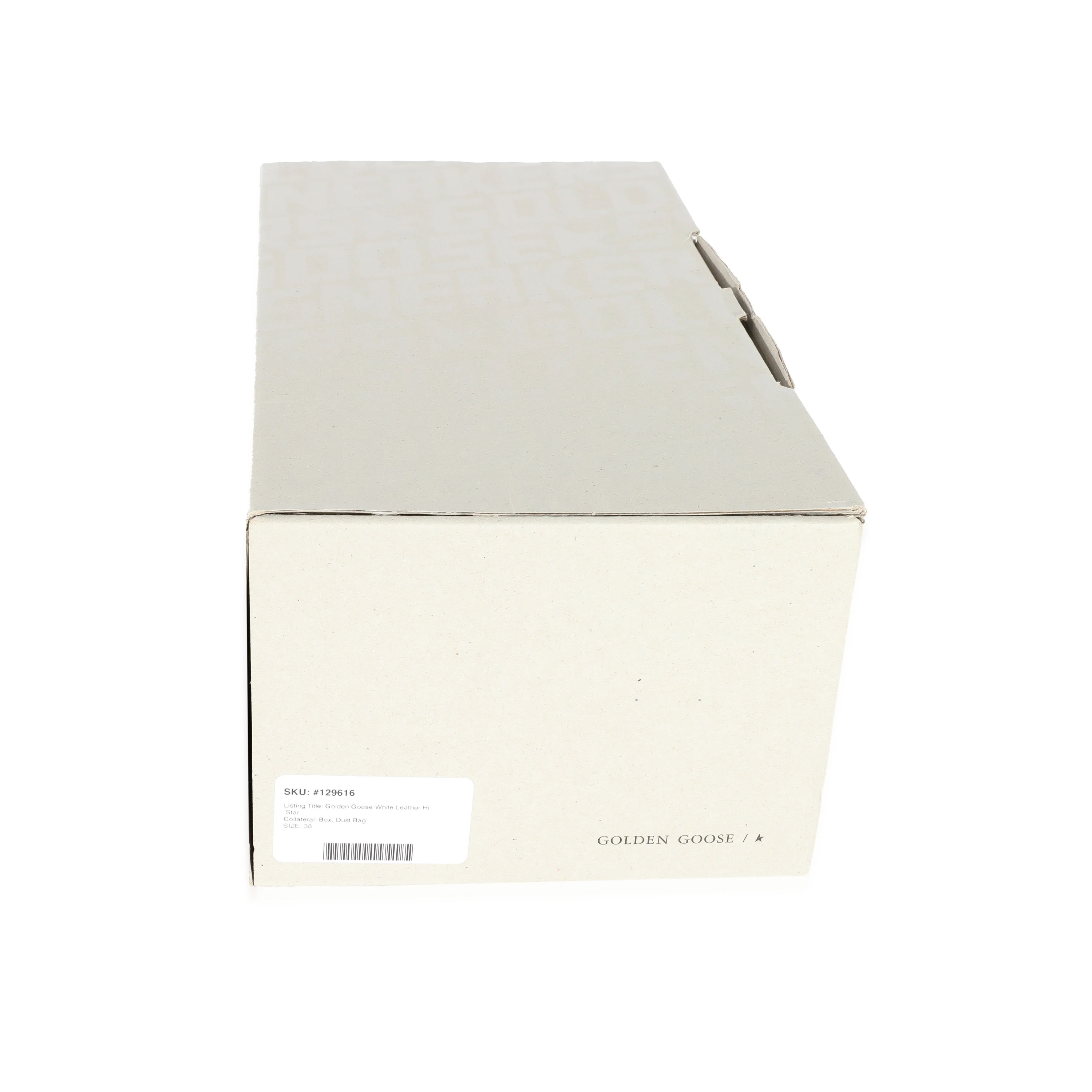 Golden Goose White Leather Hi Star - Image 5
