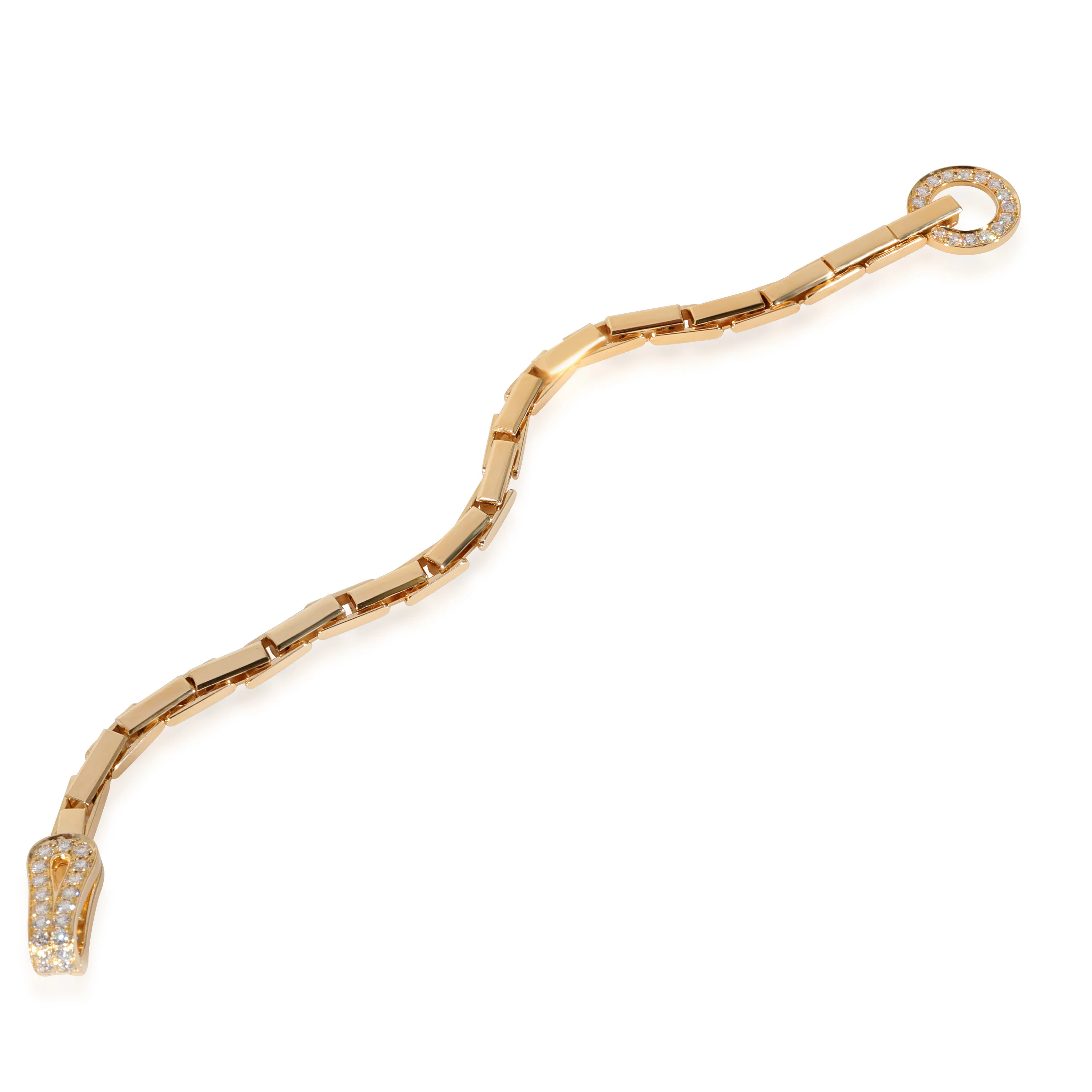 Cartier Agrafe Diamond Bracelet in 18k Yellow Gold 1.13 CTW - Image 3