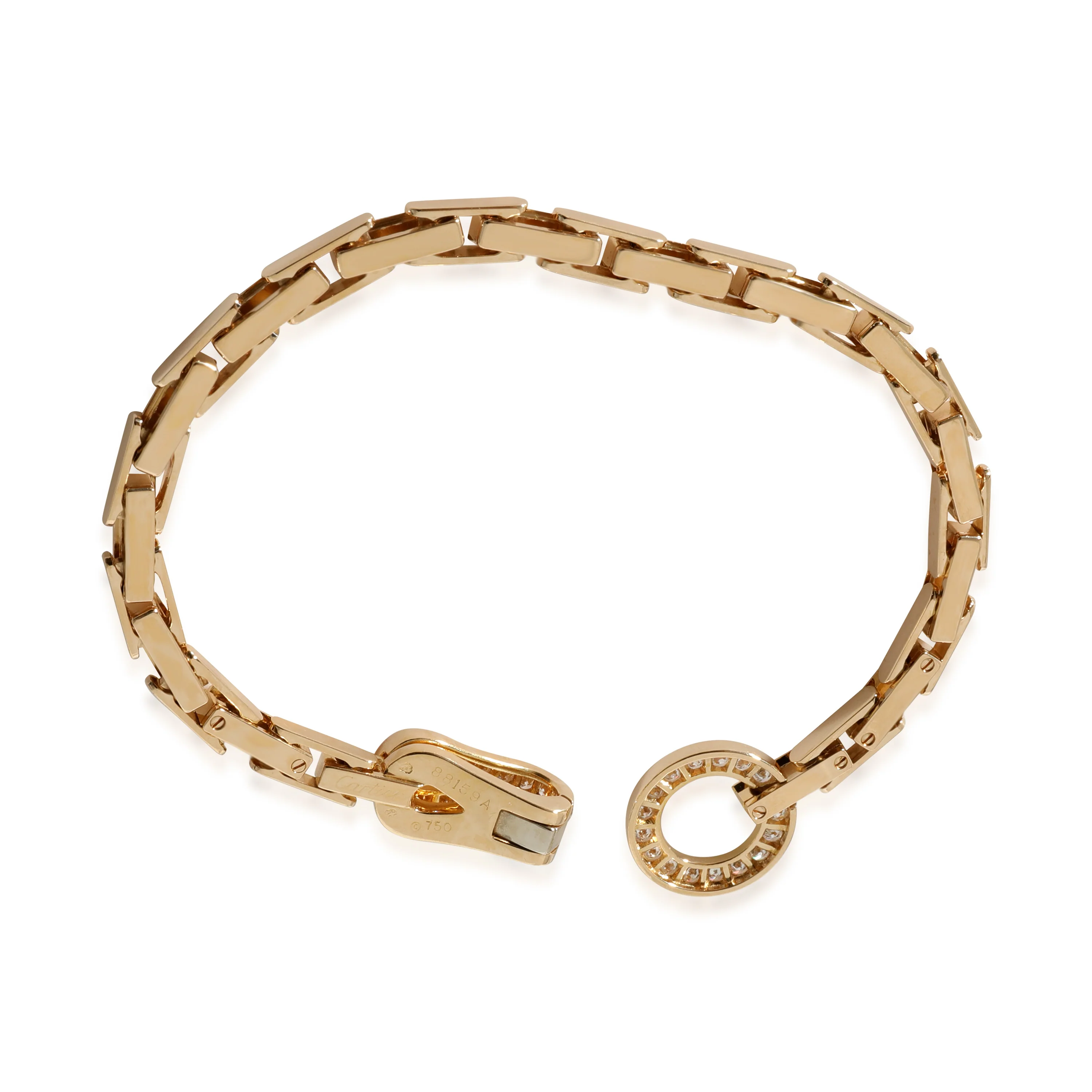 Cartier Agrafe Diamond Bracelet in 18k Yellow Gold 1.13 CTW - Image 5