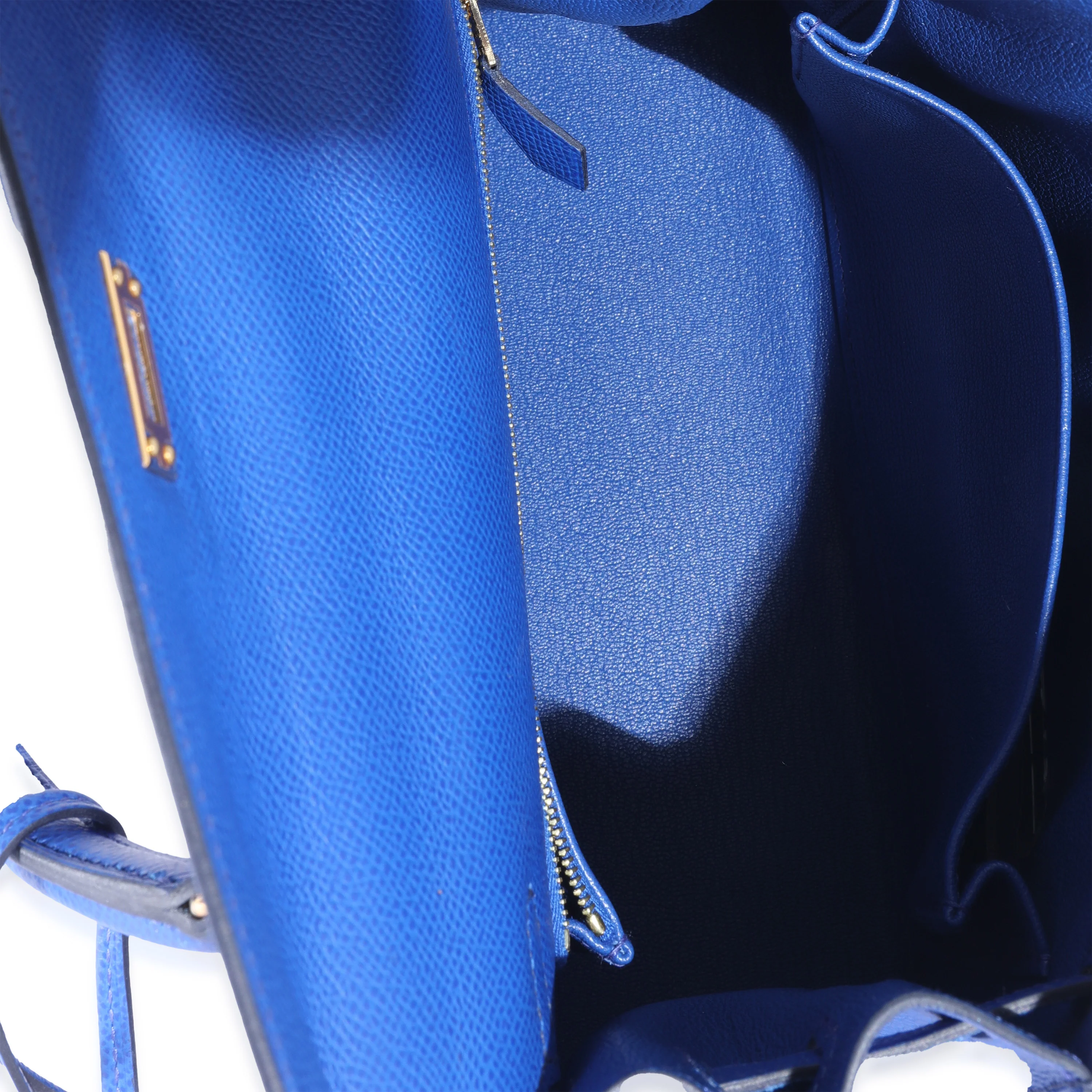 Bleu Royal Epsom Sellier Kelly 25 GHW - Image 4