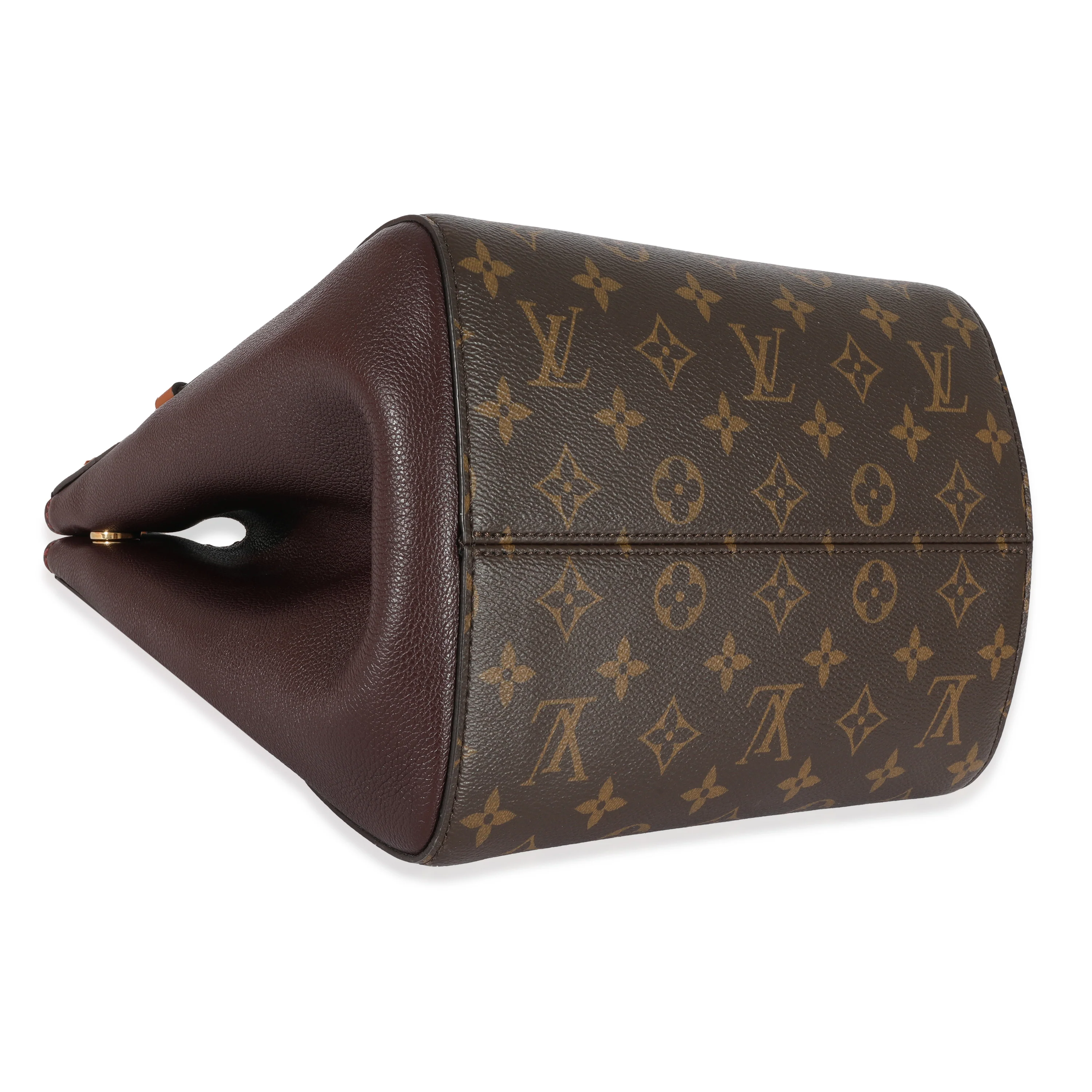 Monogram Leather Fold Tote MM - Image 6