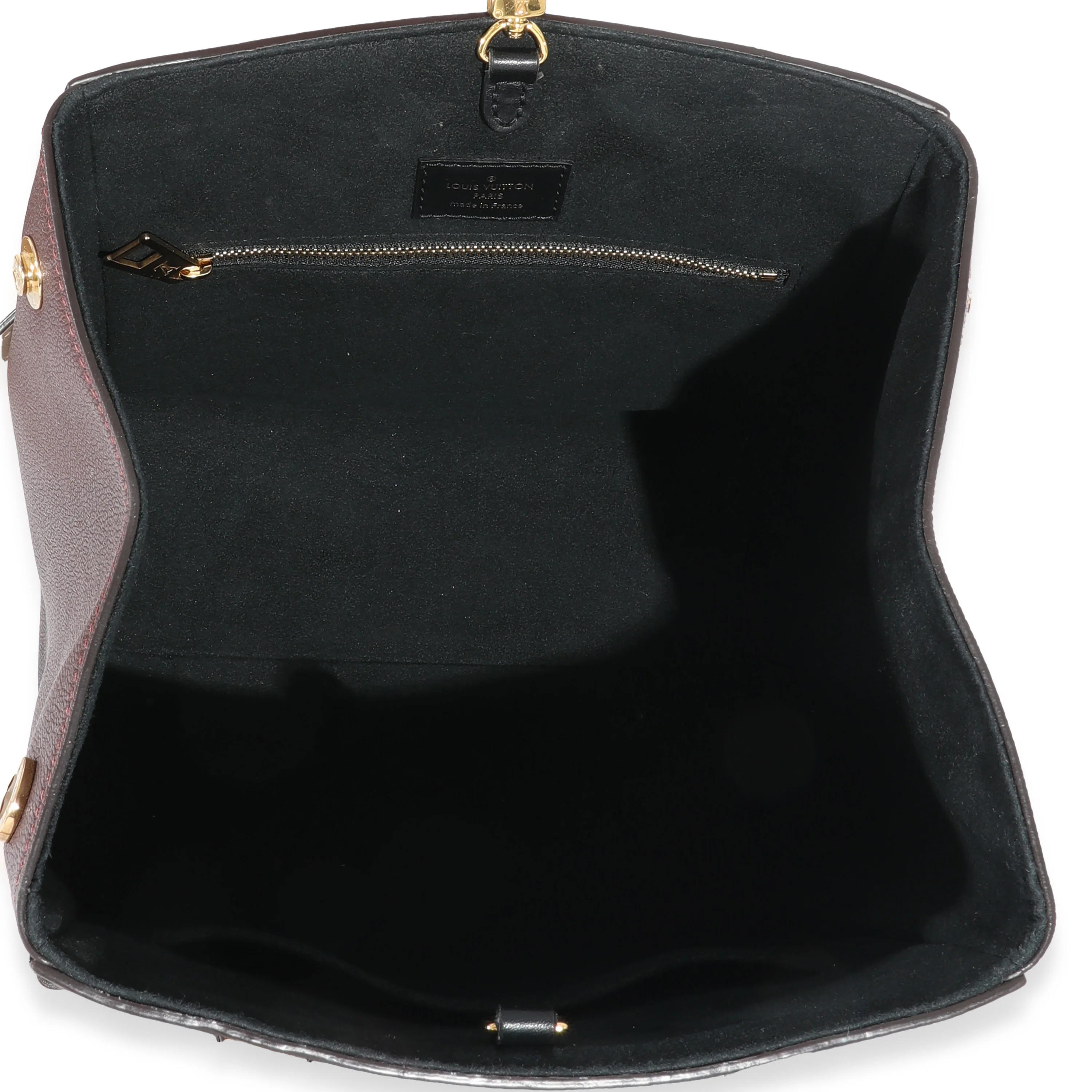 Monogram Leather Fold Tote MM - Image 8