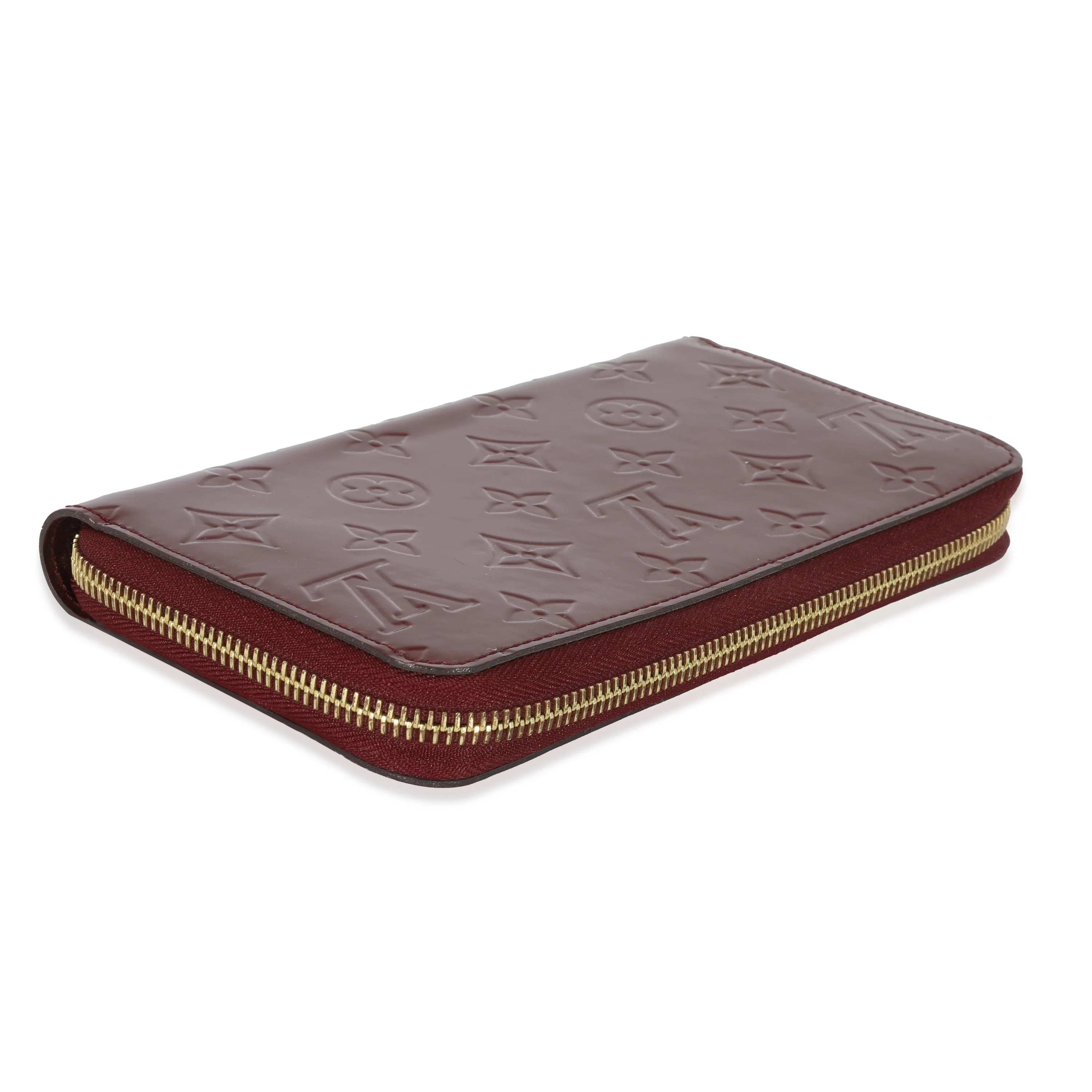 Louis Vuitton Rouge Fauviste Vernis Zippy Wallet - Image 6