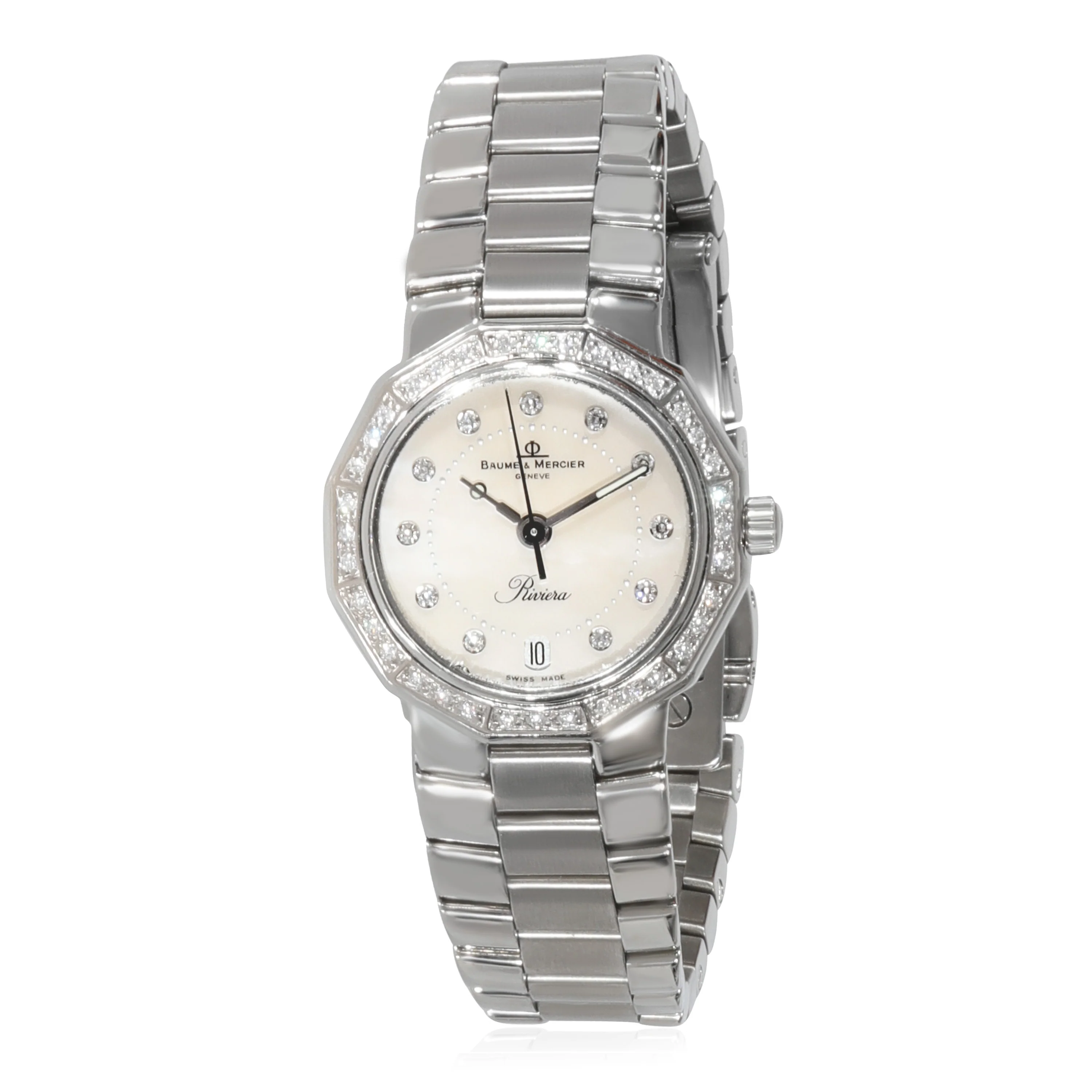 Baume & Mercier Riviera MV045057 Womens Watch in Stainless Steel