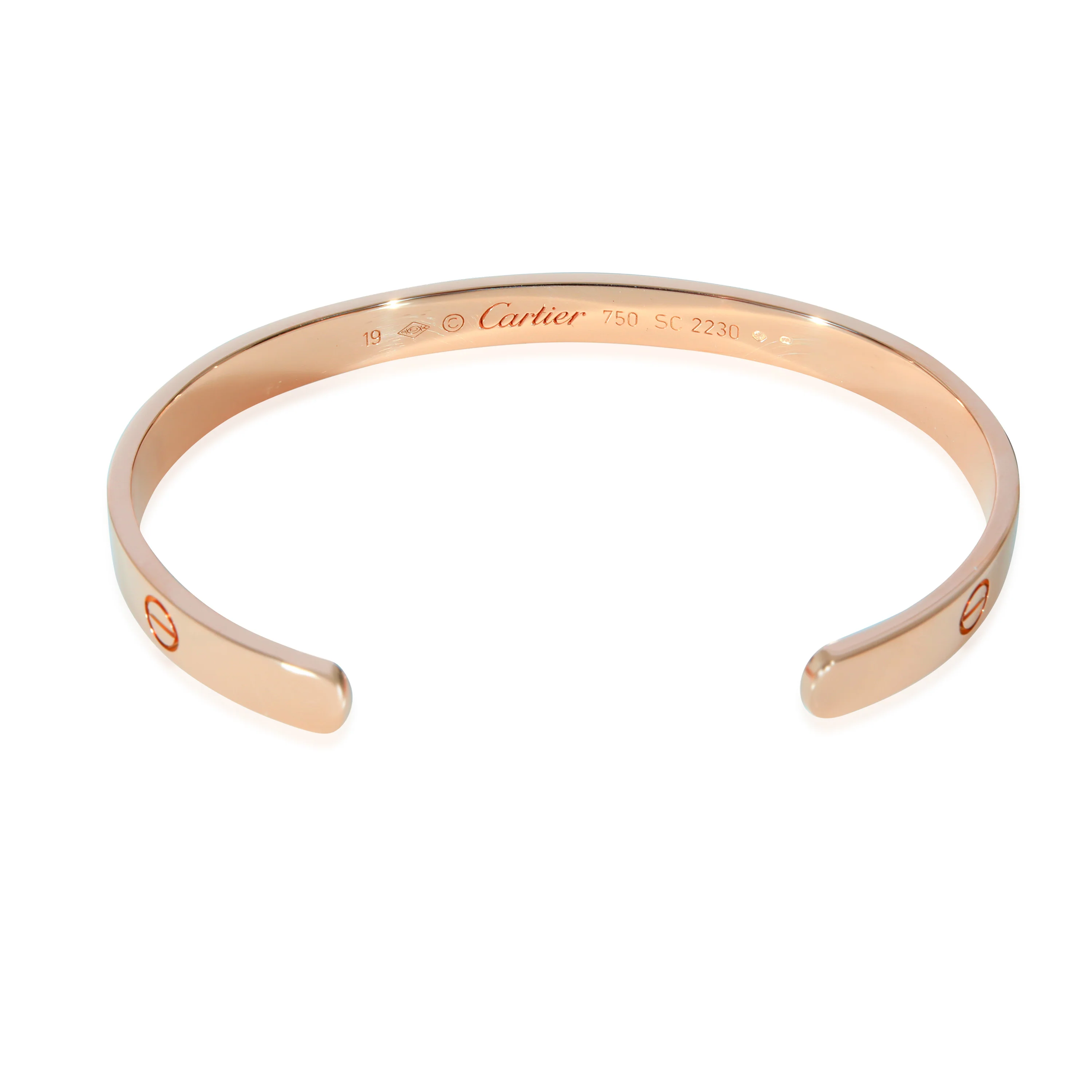 Cartier Love Cuff Bracelet (Rose Gold) - Image 4