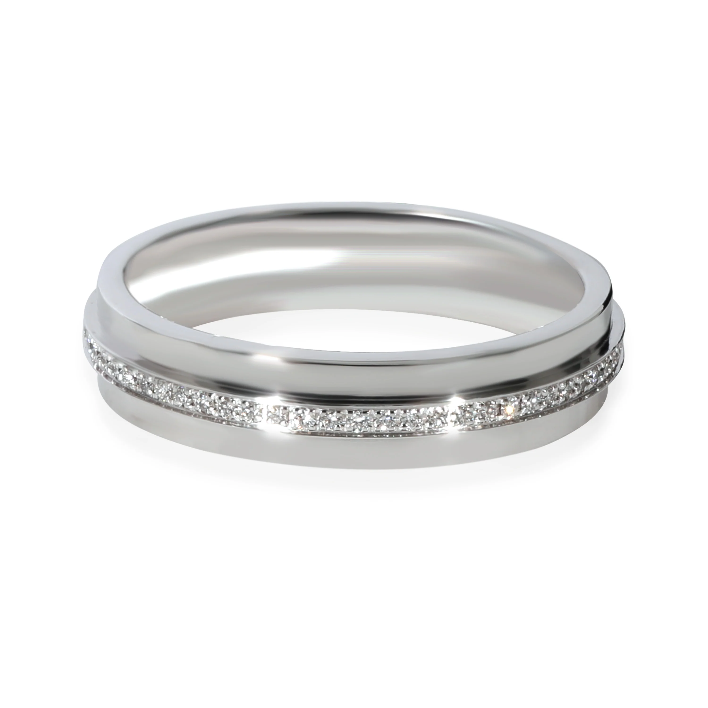 Tiffany & Co. T Diamond Ring in 18k White Gold 0.13 CTW - Image 4
